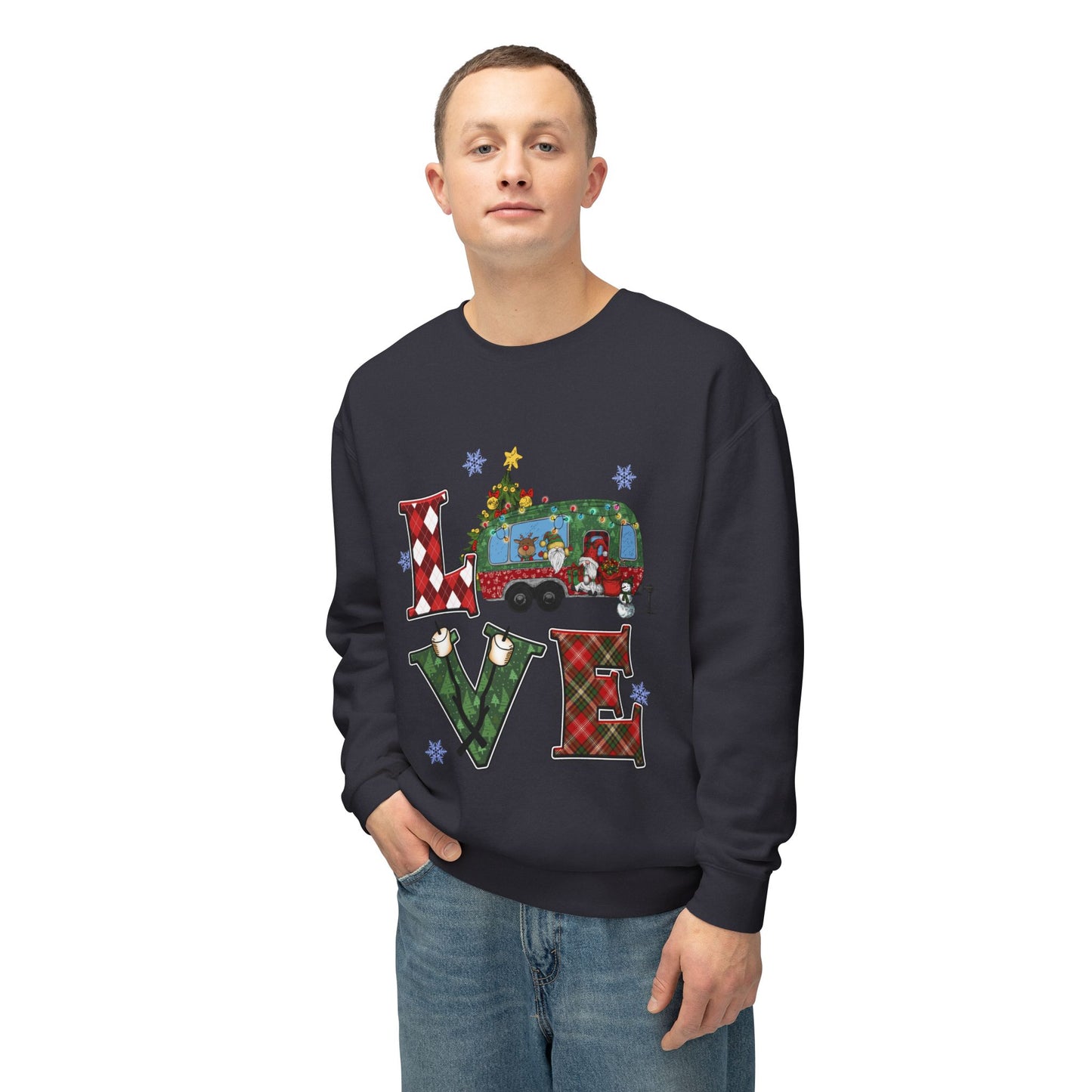 Love Vintage Holiday Crewneck Sweatshirt