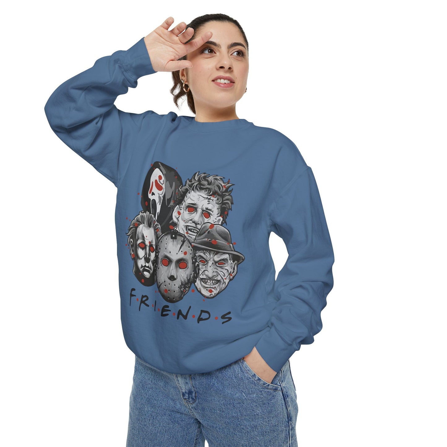 Halloween Garment-Dyed Sweatshirt