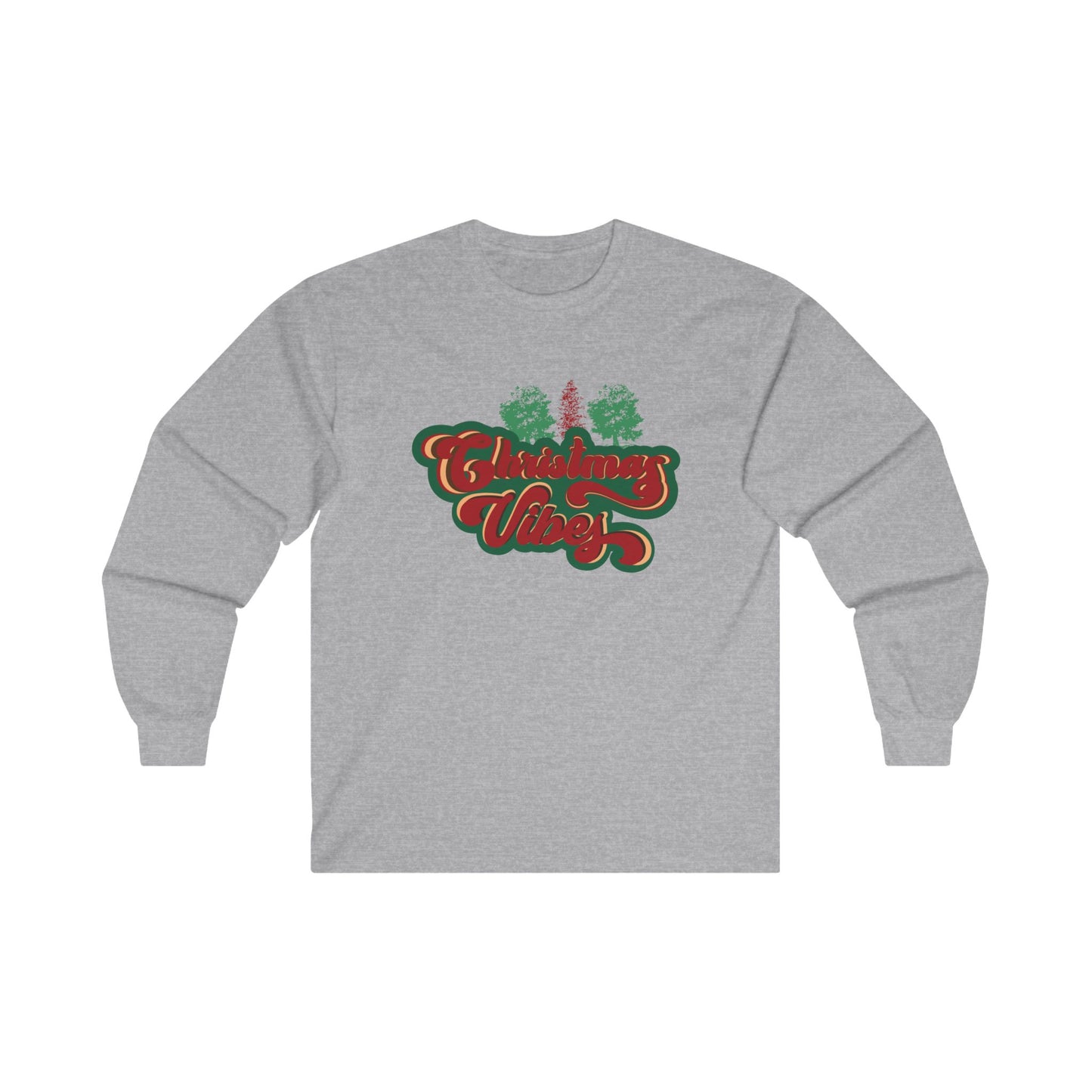 Christmas Vibes Unisex Long Sleeve Tee