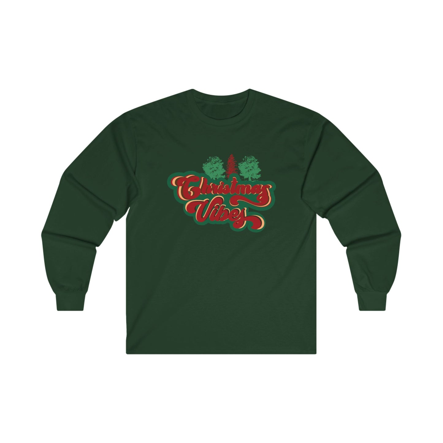 Christmas Vibes Unisex Long Sleeve Tee