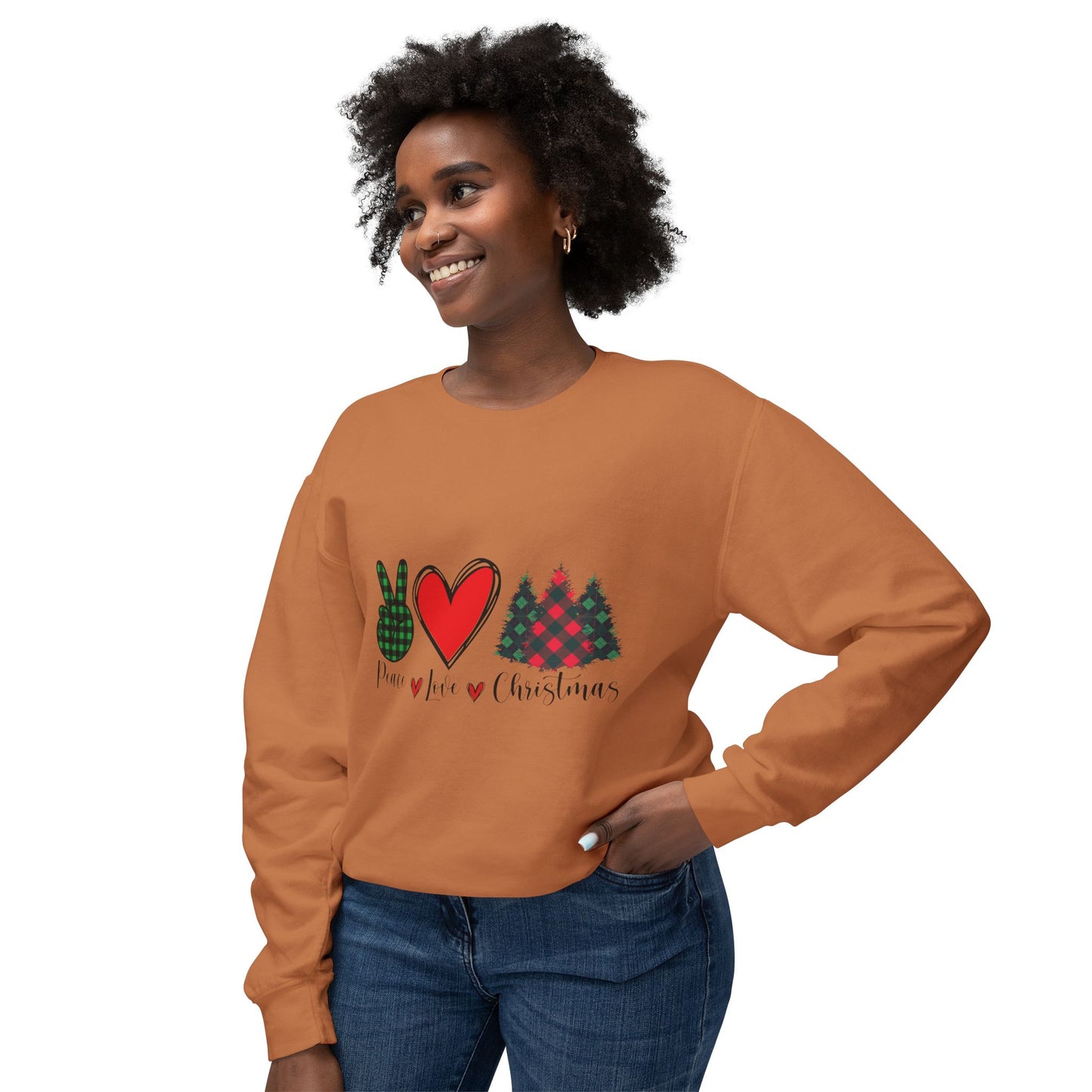 Christmas Peace Love Unisex Sweatshirt