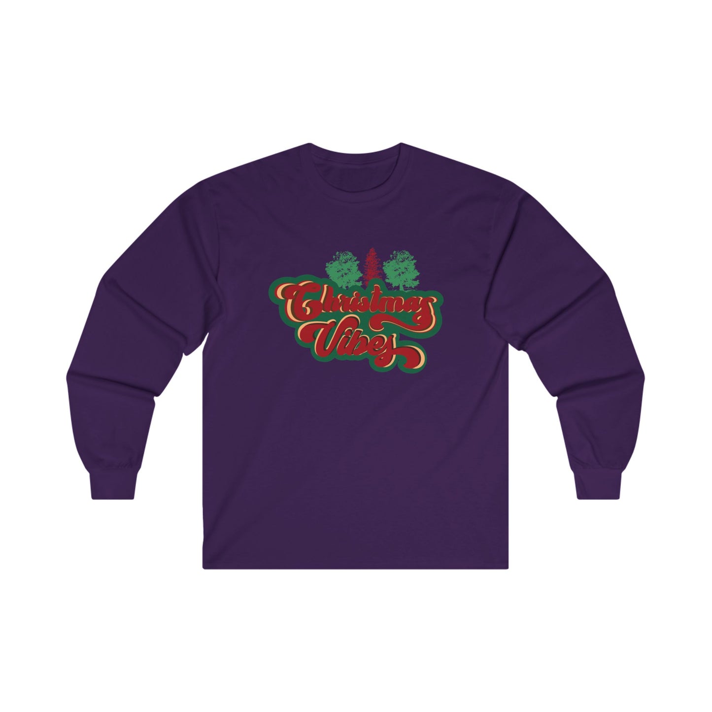 Christmas Vibes Unisex Long Sleeve Tee