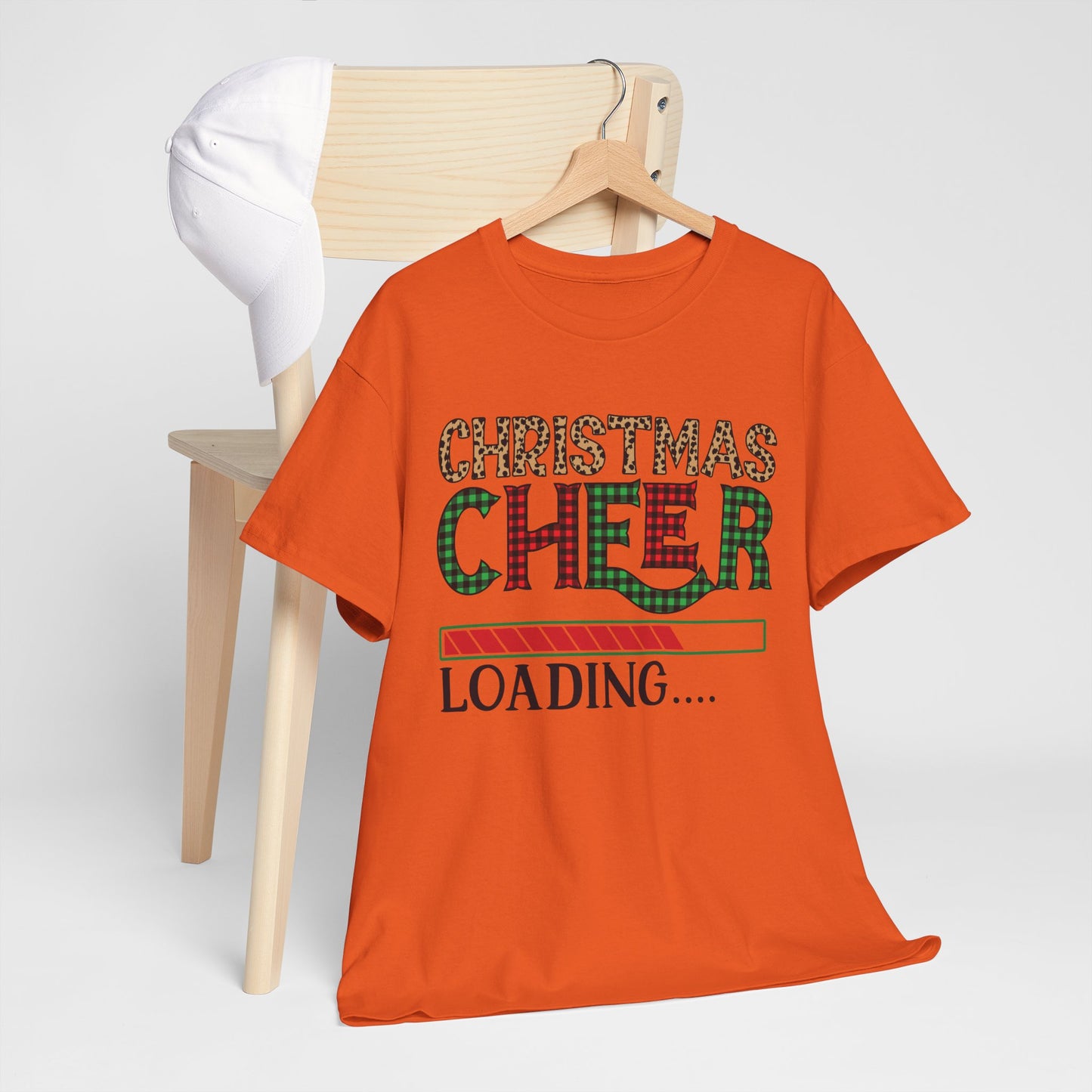 Christmas Cheer Loading Unisex Heavy Cotton Tee