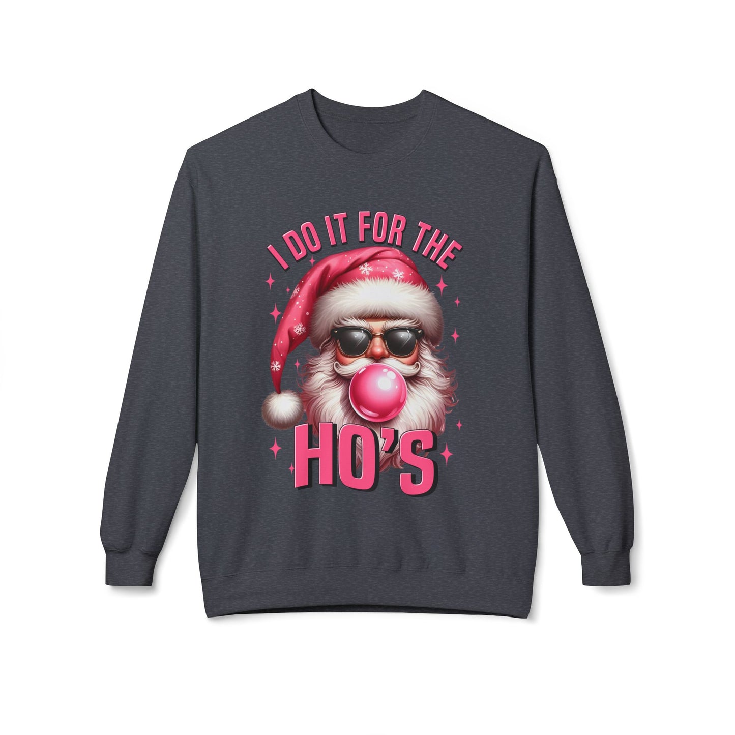 Santa Midweight Softstyle Fleece Crewneck Sweatshirt