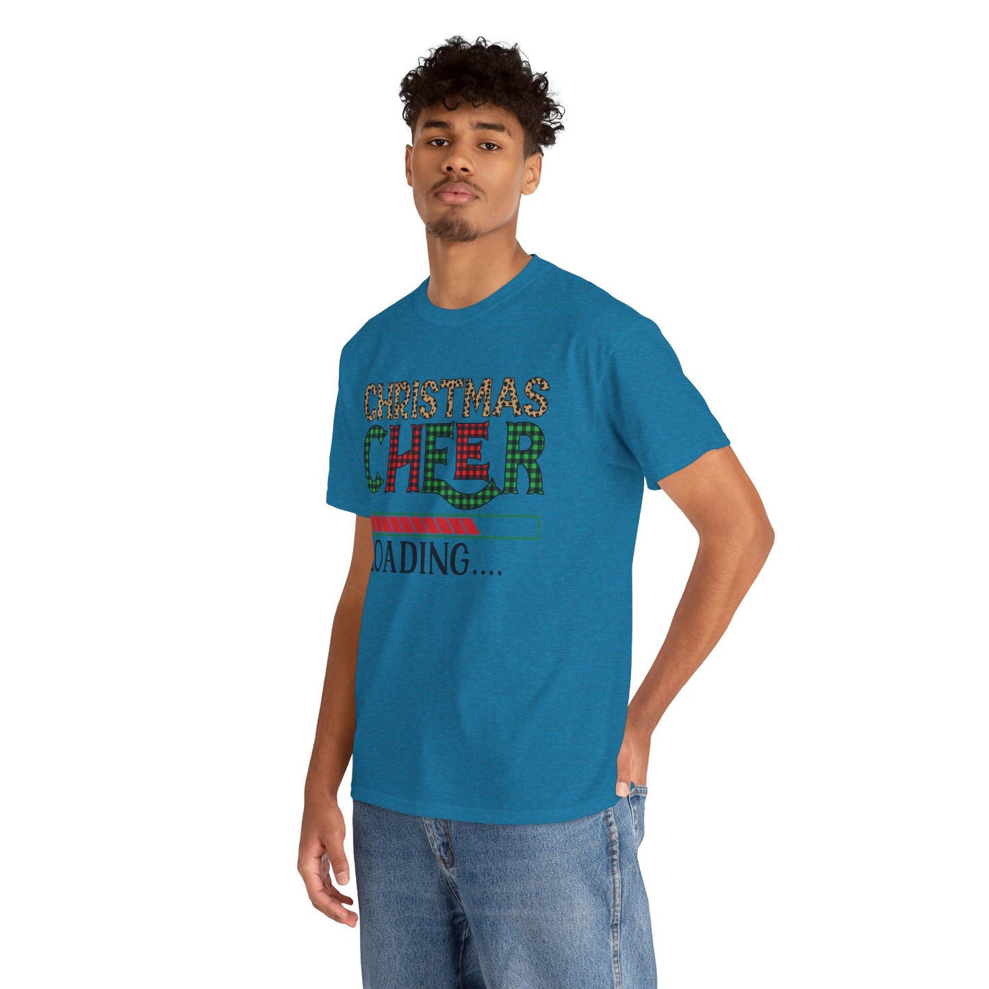 Christmas Cheer Loading Unisex Heavy Cotton Tee