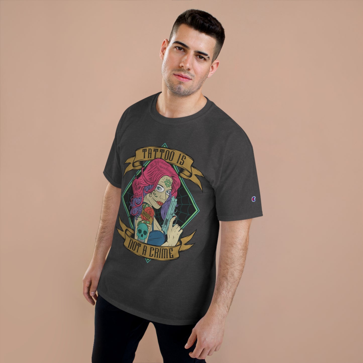 Tattoo Is Not A Crime Champion T-Shirt