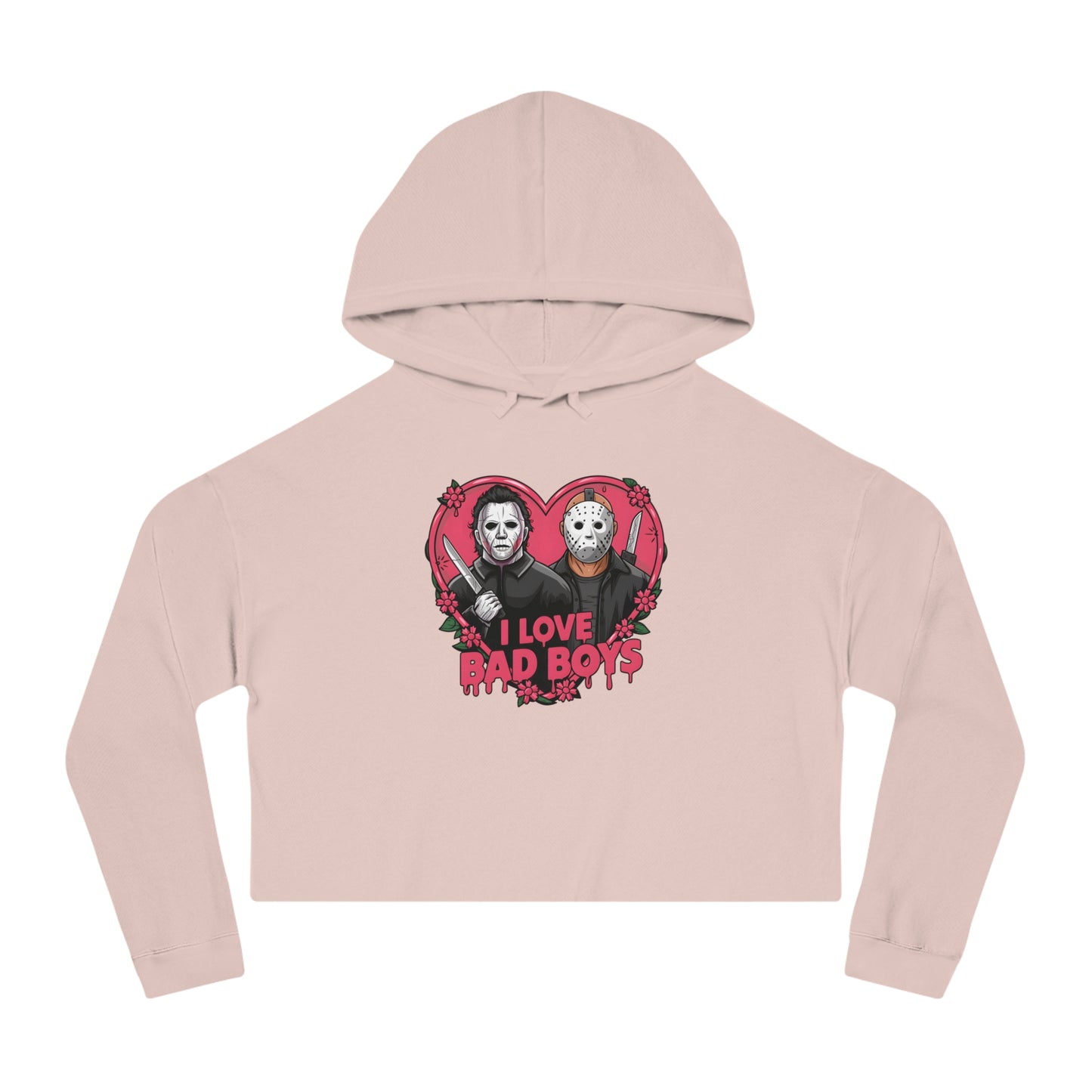 Halloween Cropped Hooded Sweatshirt