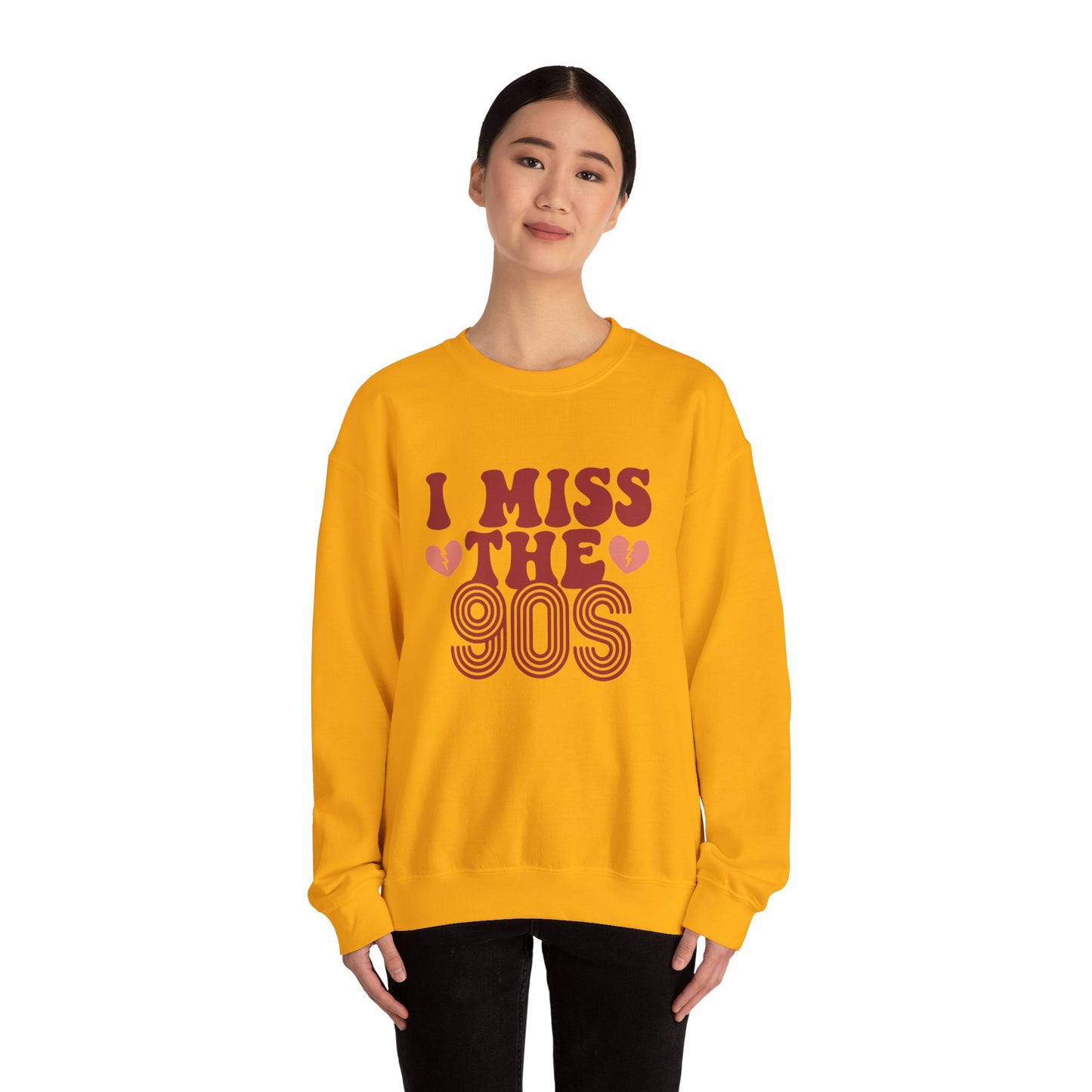 Retro 90s Crewneck Sweatshirt - I Miss the 90s Design