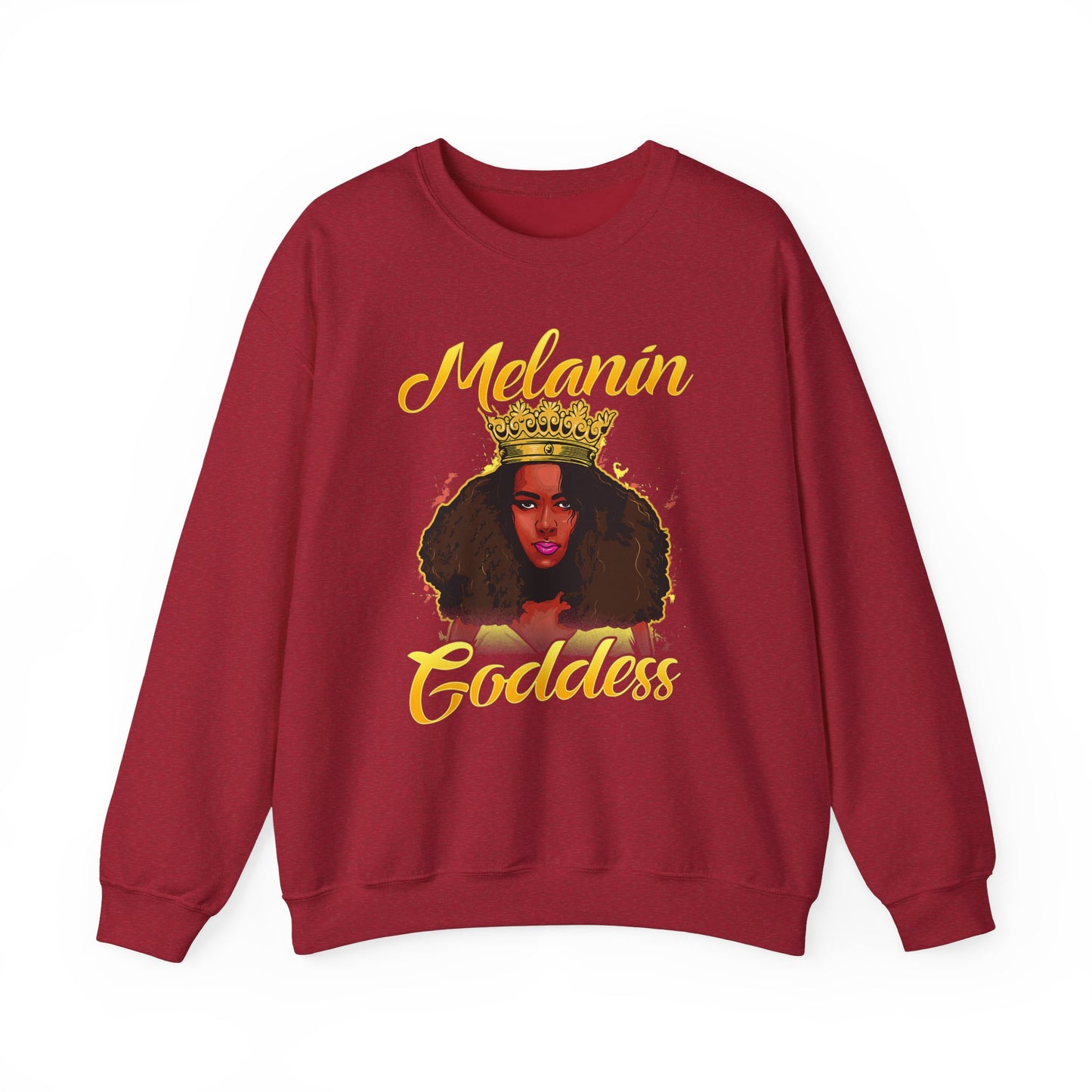 Melanin Queen Heavy Blend Crewneck Sweatshirt