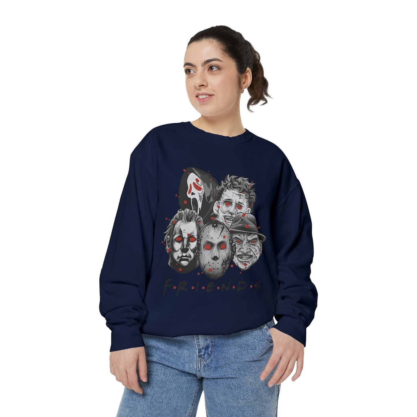 Halloween Garment-Dyed Sweatshirt