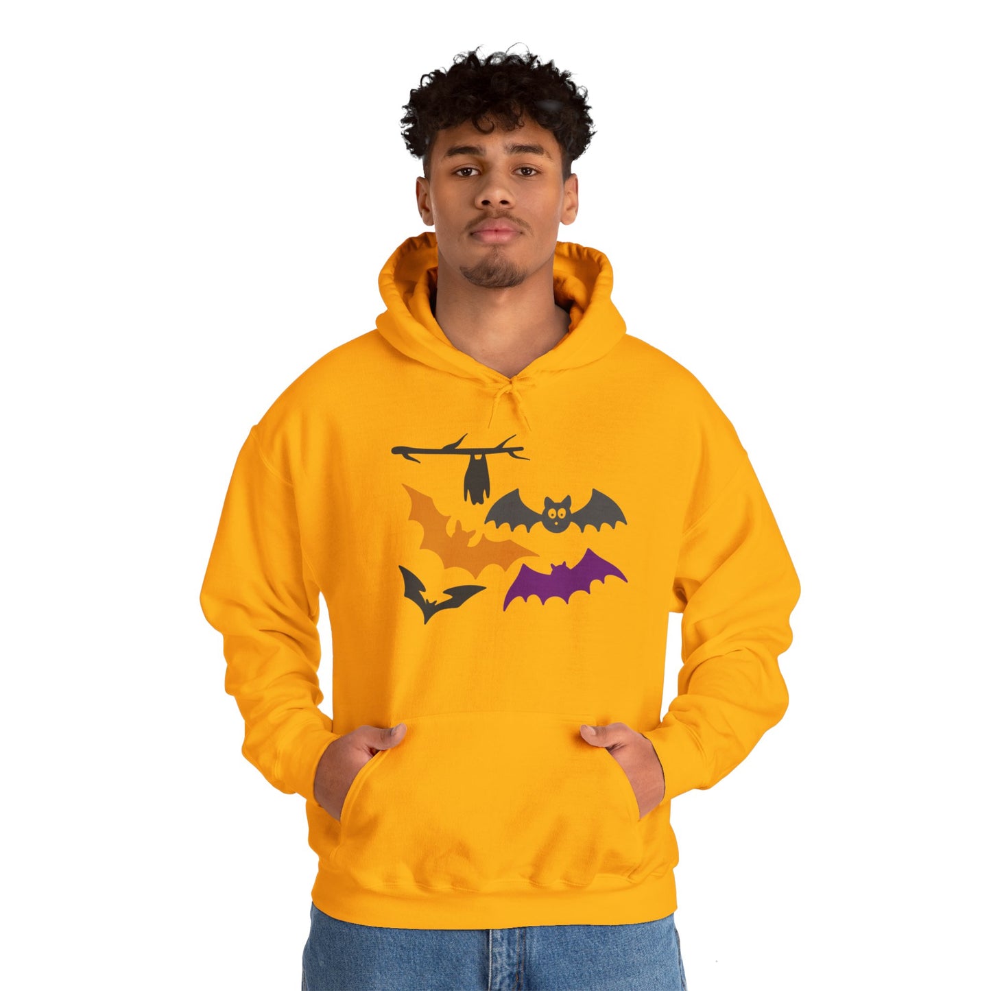 Halloween Bats Heavy Blend™ Hooded Sweatshirt