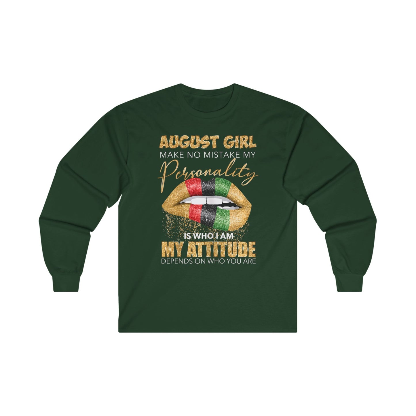 August Girl Long Sleeve Tee - Bold Attitude & Personality