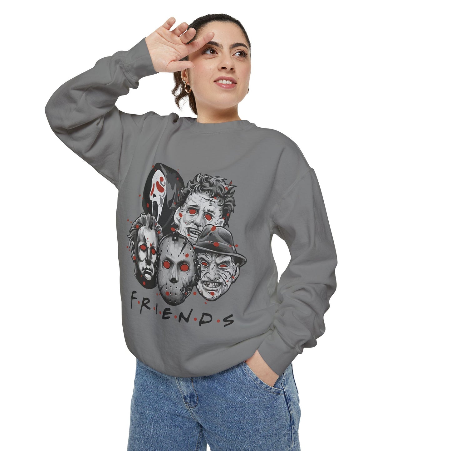 Halloween Garment-Dyed Sweatshirt