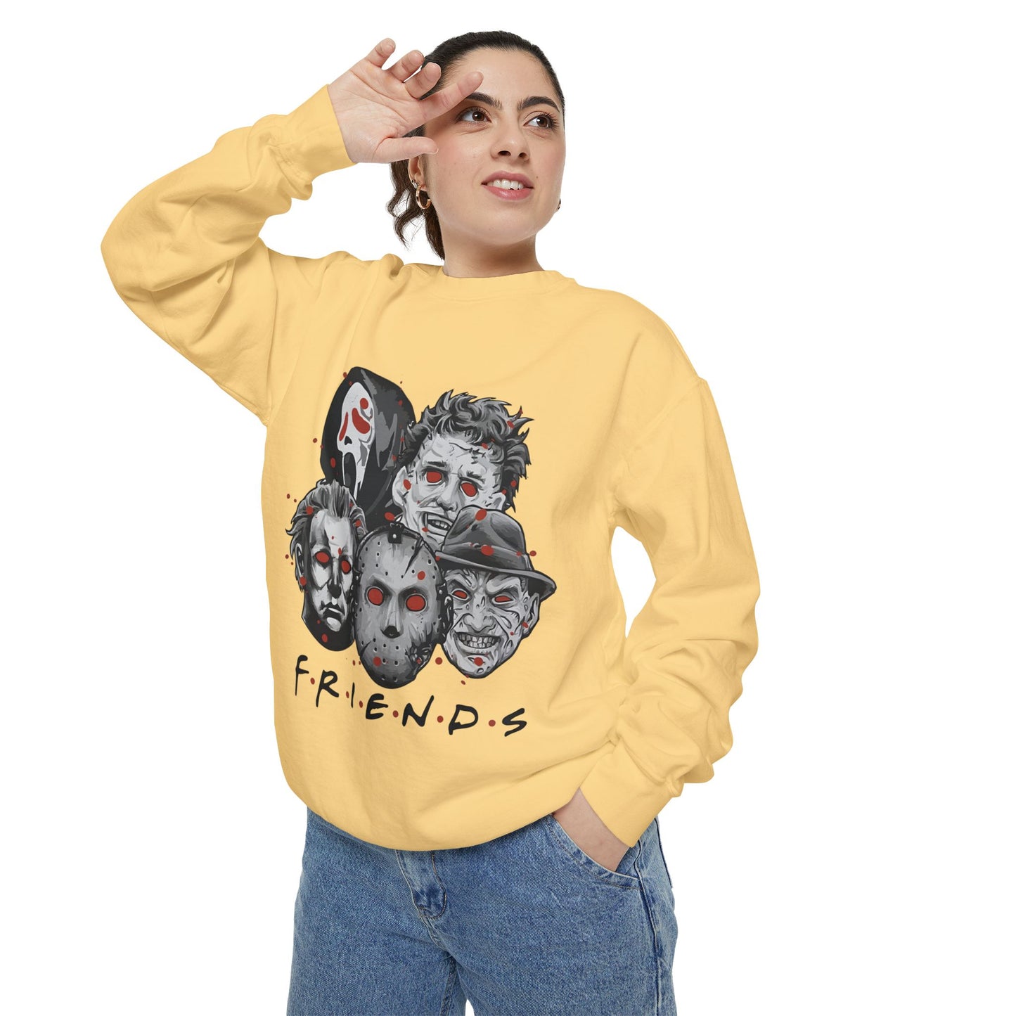 Halloween Garment-Dyed Sweatshirt