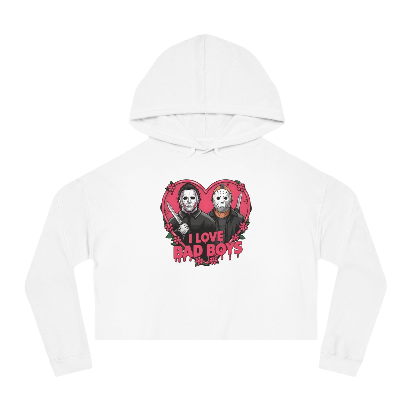 Halloween Cropped Hooded Sweatshirt