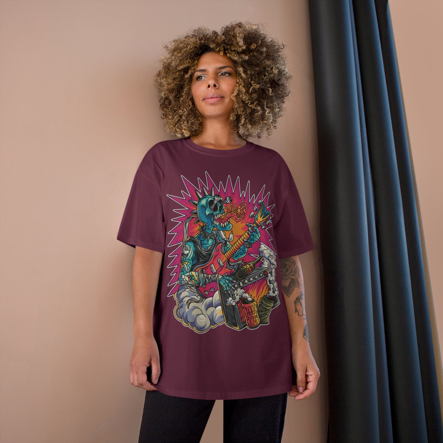Skeleton Guitar Champion T-Shirt