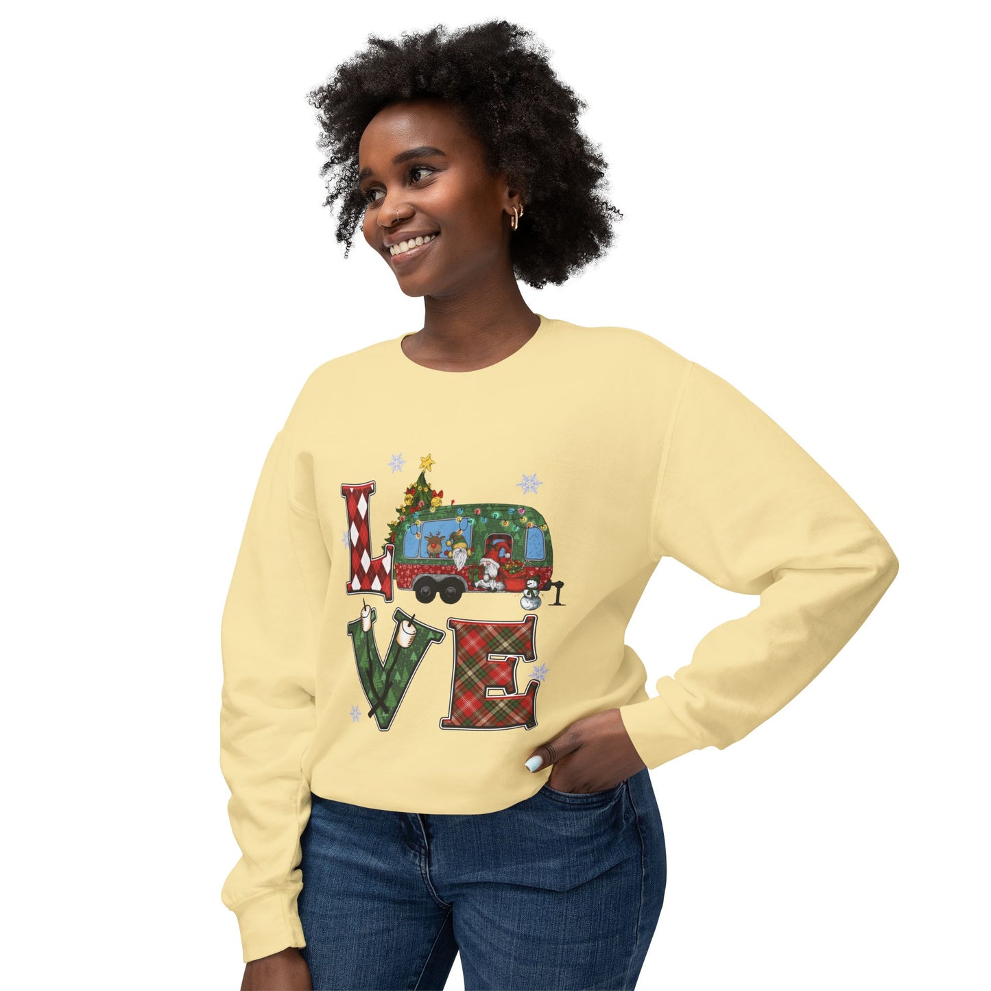 Love Vintage Holiday Crewneck Sweatshirt