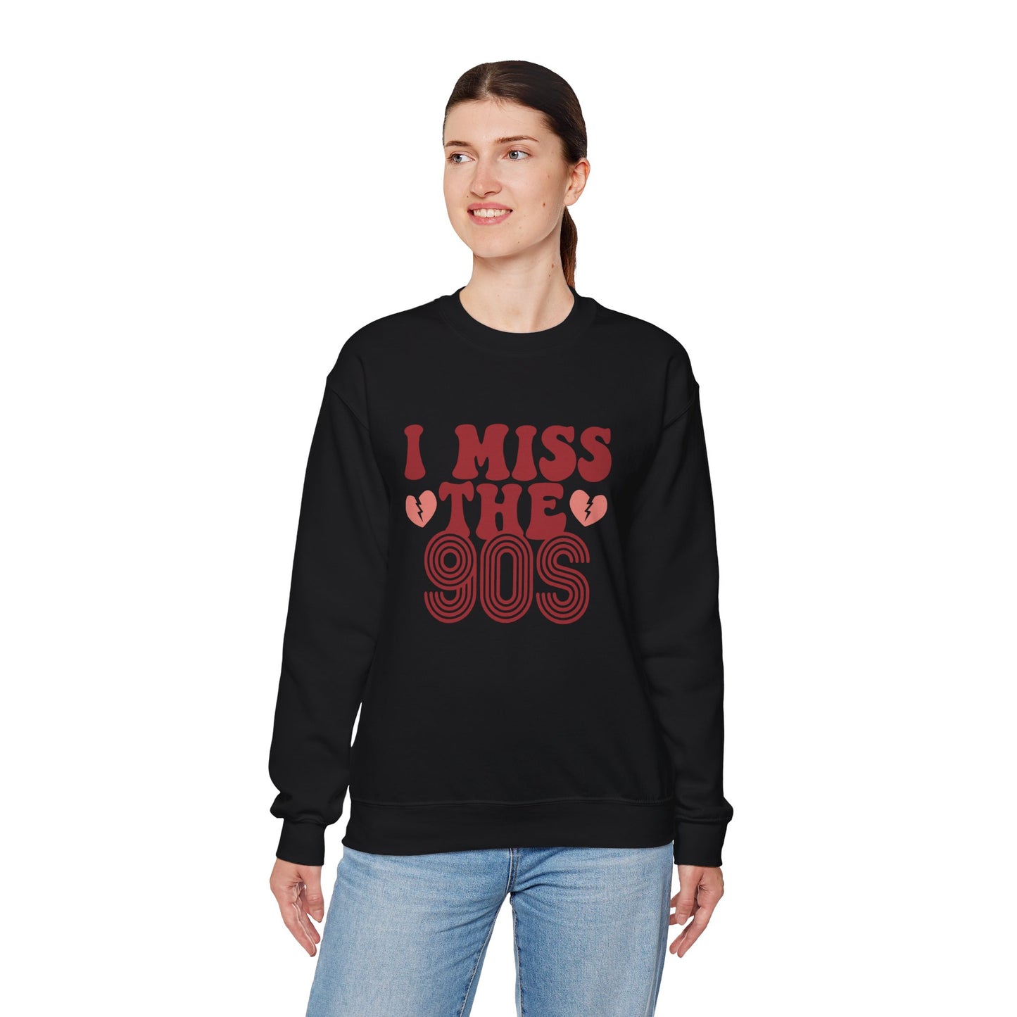 Retro 90s Crewneck Sweatshirt - I Miss the 90s Design