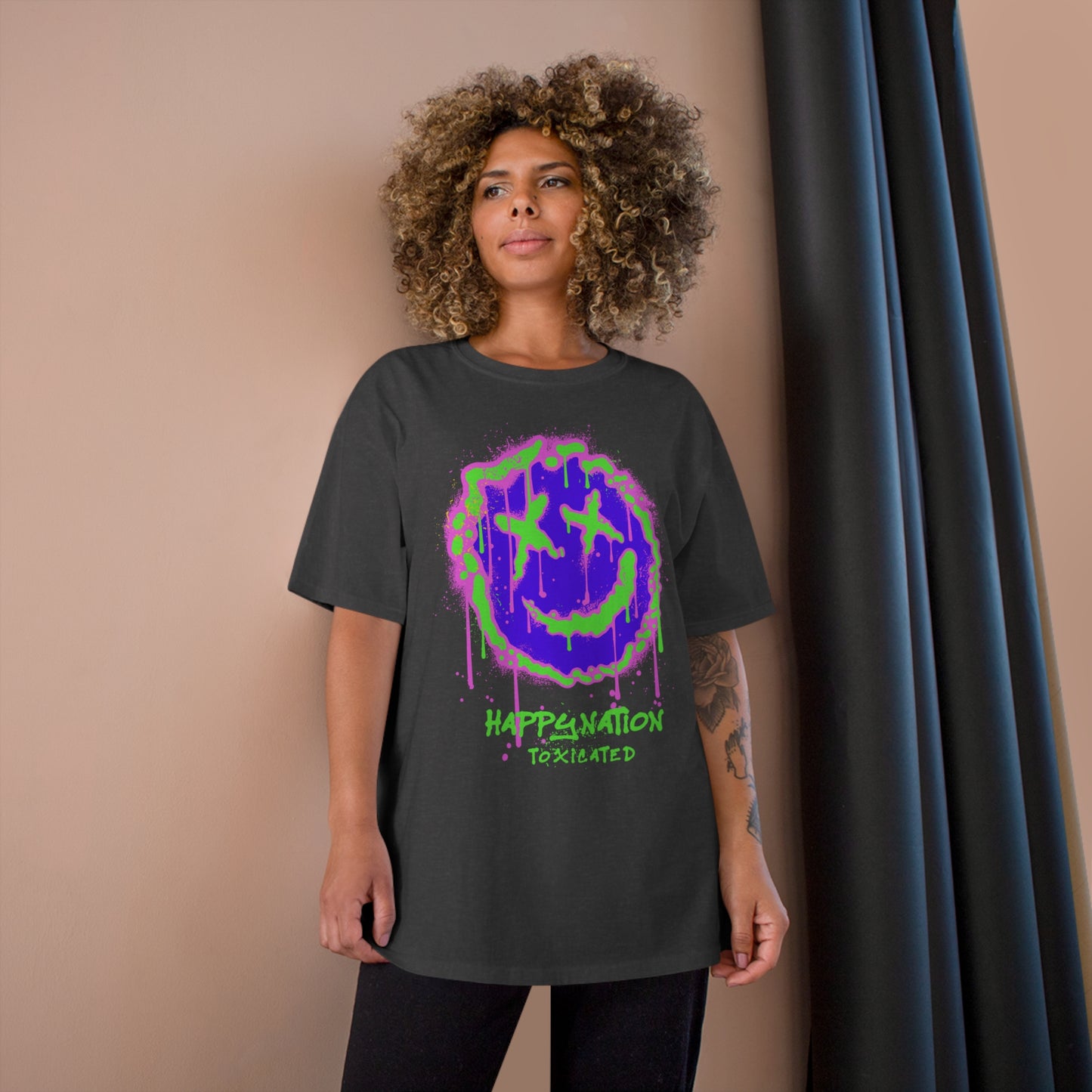 Smiley Face Champion T-Shirt - Happy Nation Collection