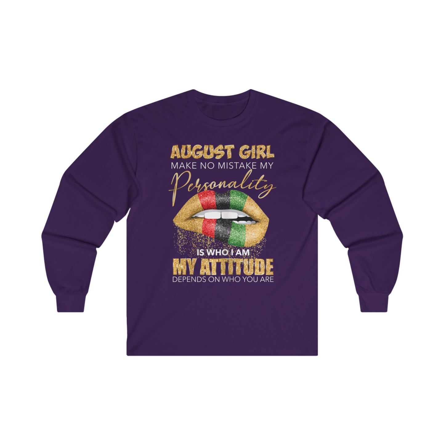August Girl Long Sleeve Tee - Bold Attitude & Personality