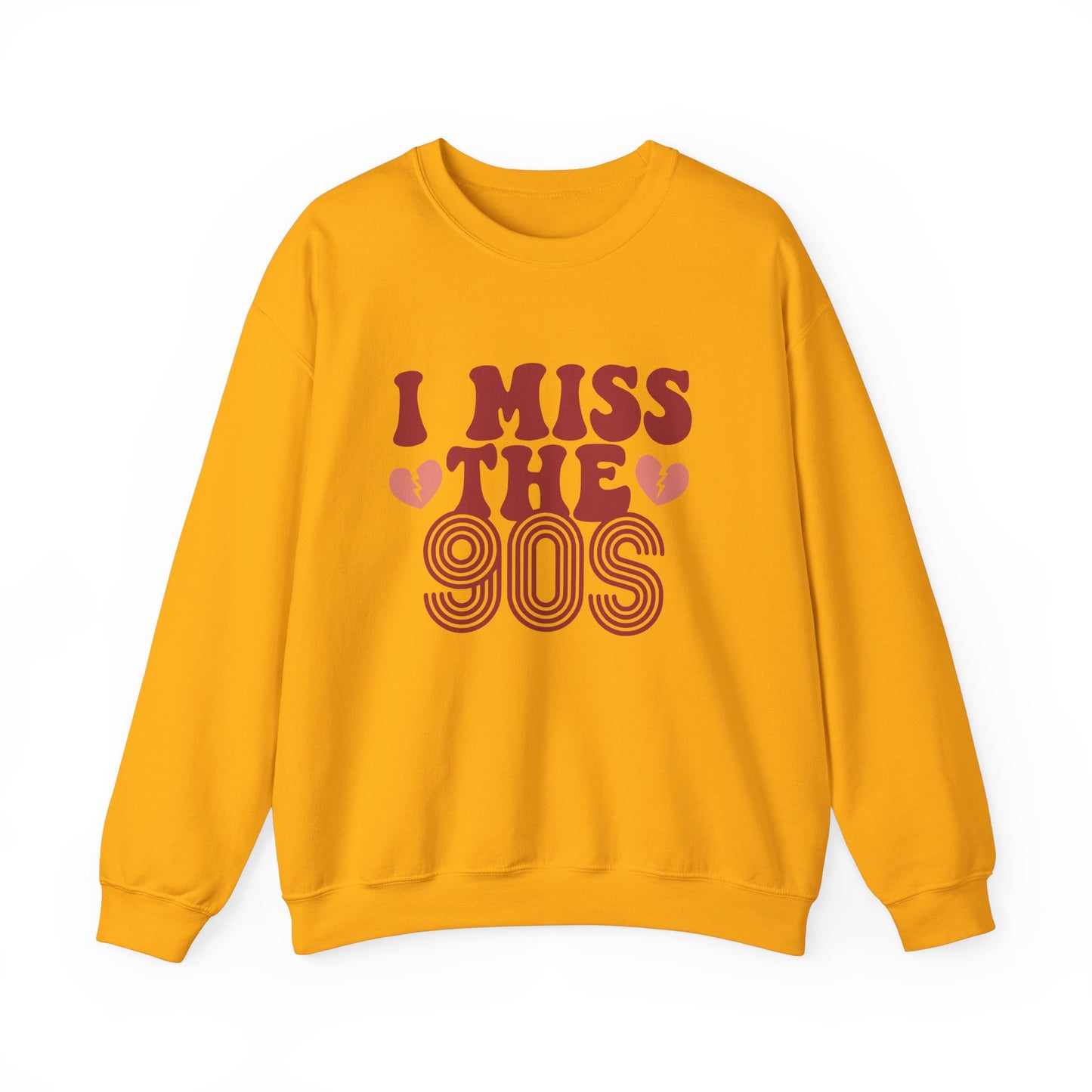 Retro 90s Crewneck Sweatshirt - I Miss the 90s Design
