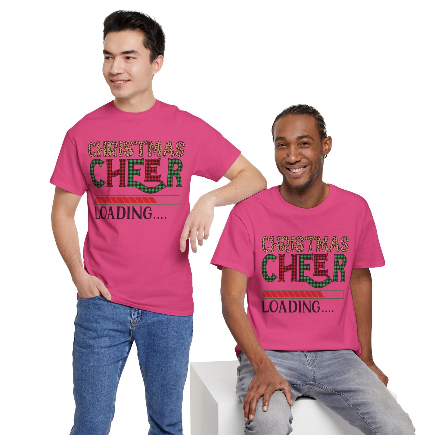 Christmas Cheer Loading Unisex Heavy Cotton Tee