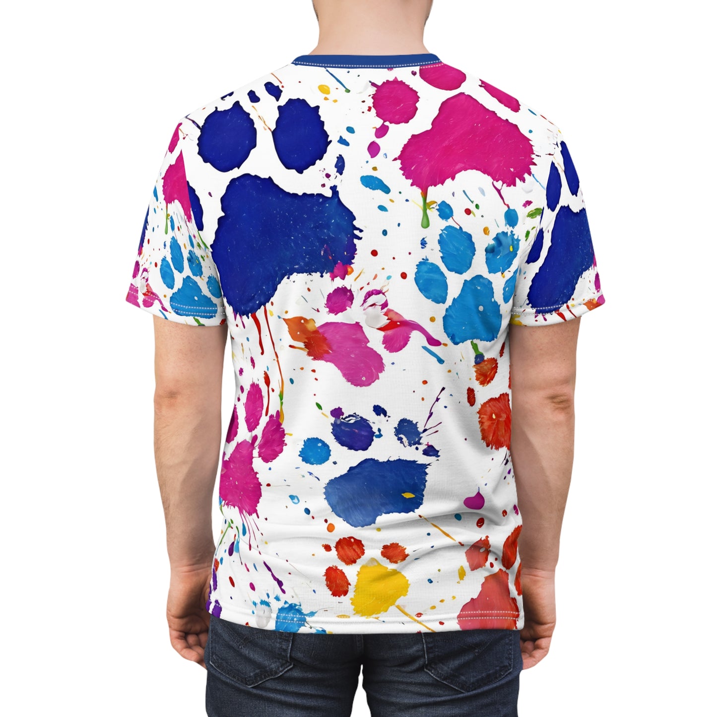 Dog Paw Unisex Cut & Sew Tee