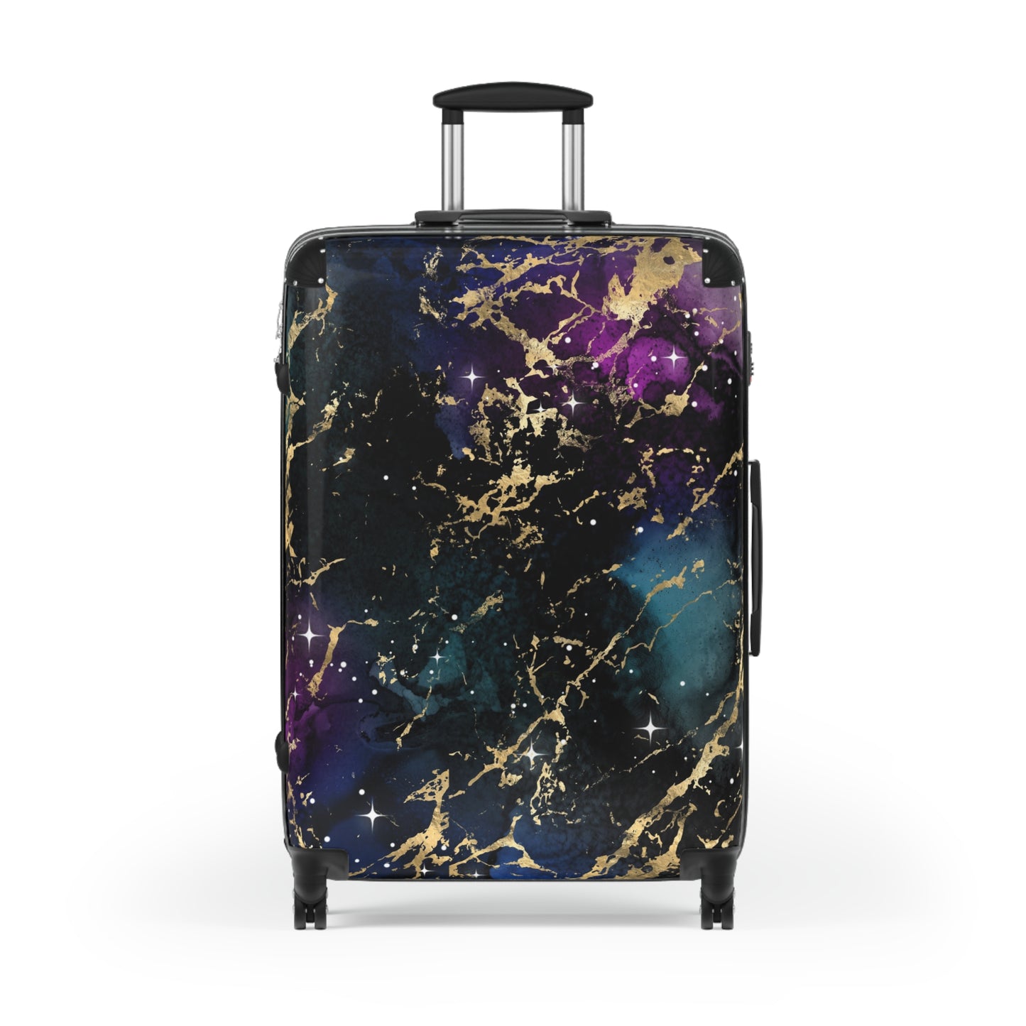 Purple Gold Suitcase