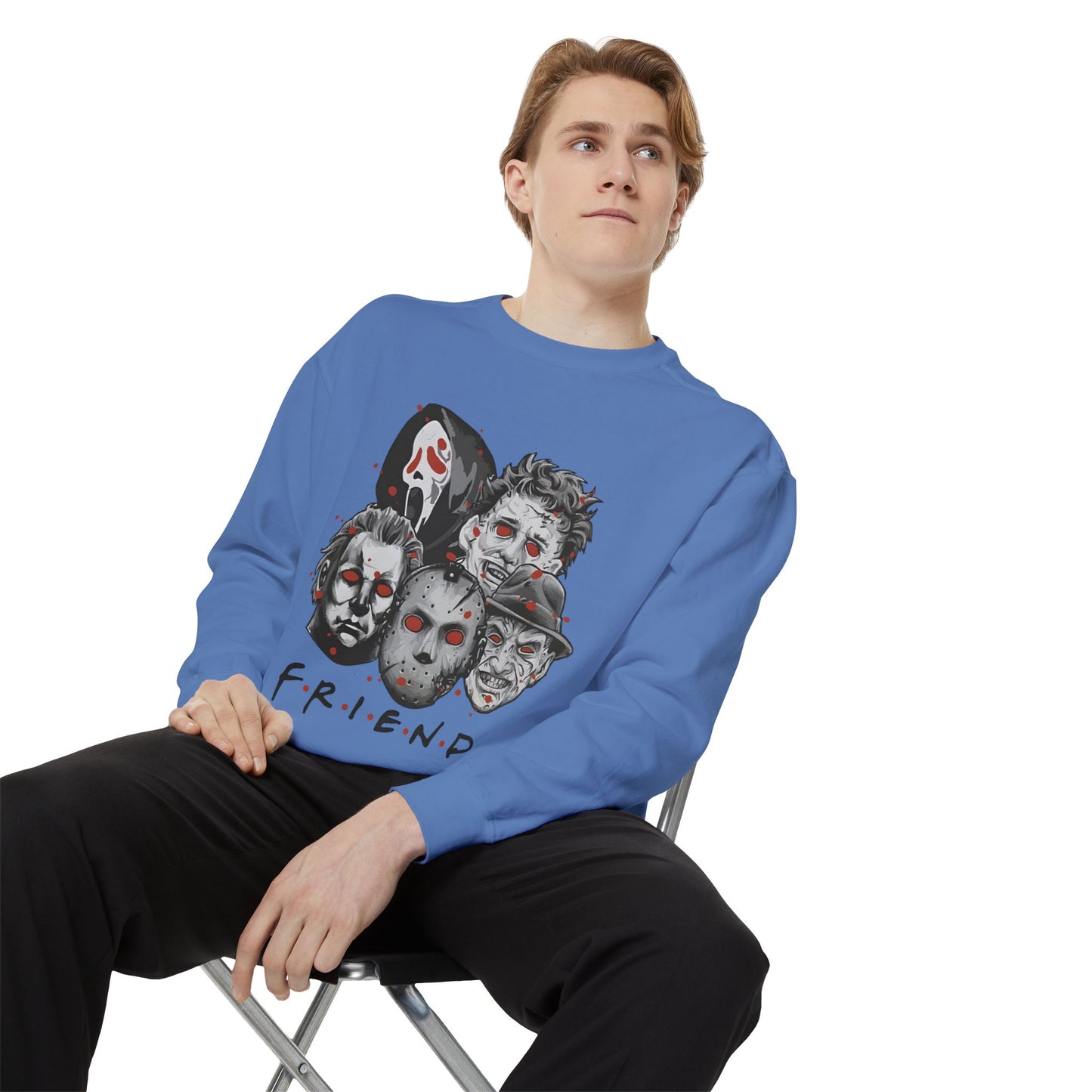Halloween Garment-Dyed Sweatshirt