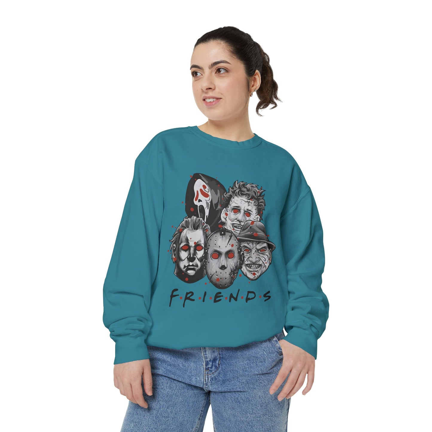 Halloween Garment-Dyed Sweatshirt