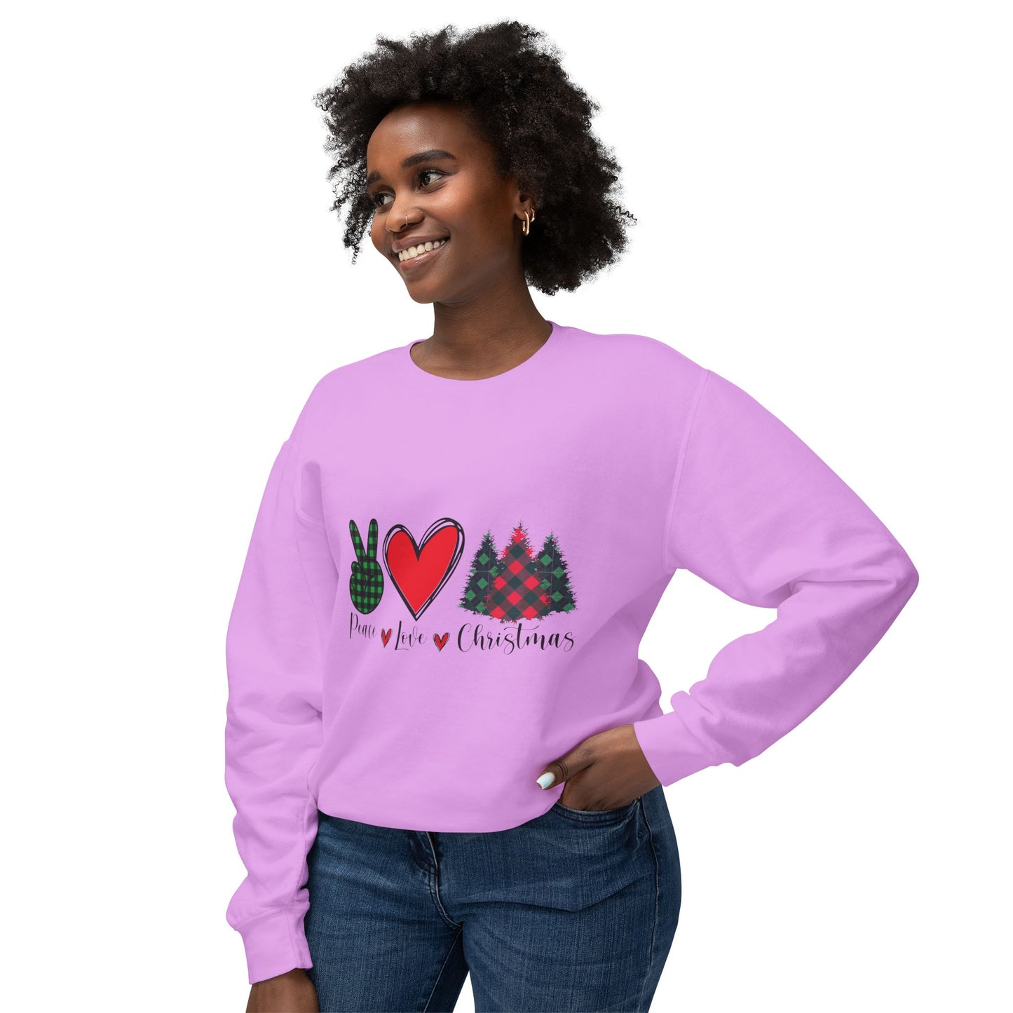Christmas Peace Love Unisex Sweatshirt