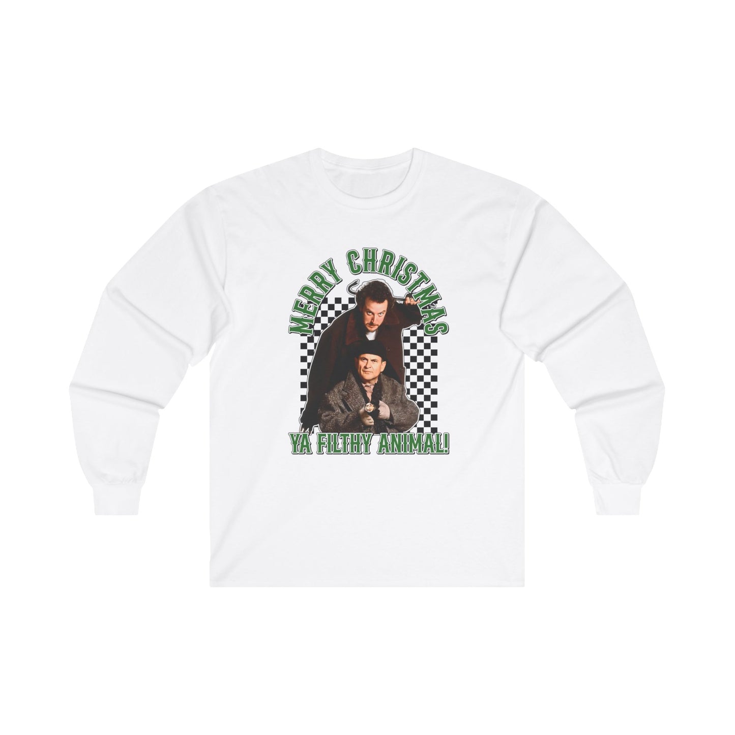 Merry Christmas Long Sleeve Tee - Funny Holiday Apparel for Fans