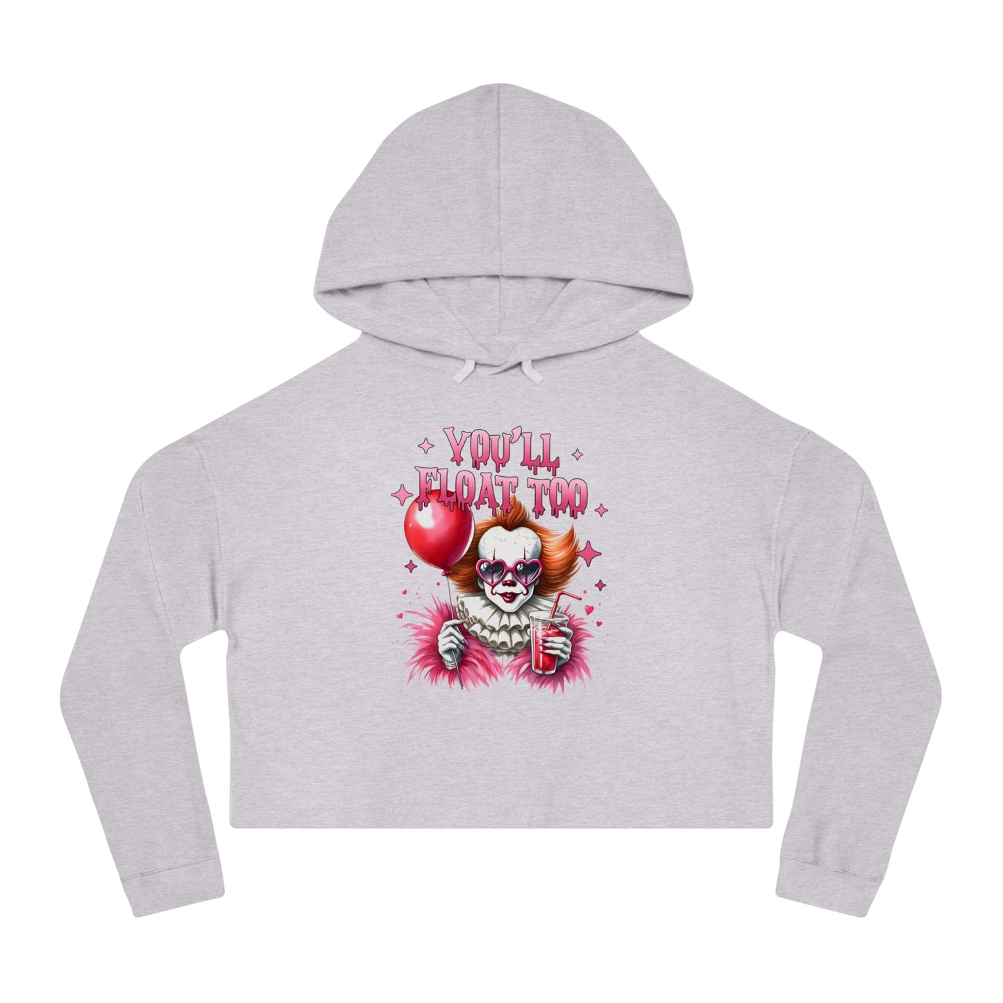 Halloween Cropped Hooded Sweatshirt