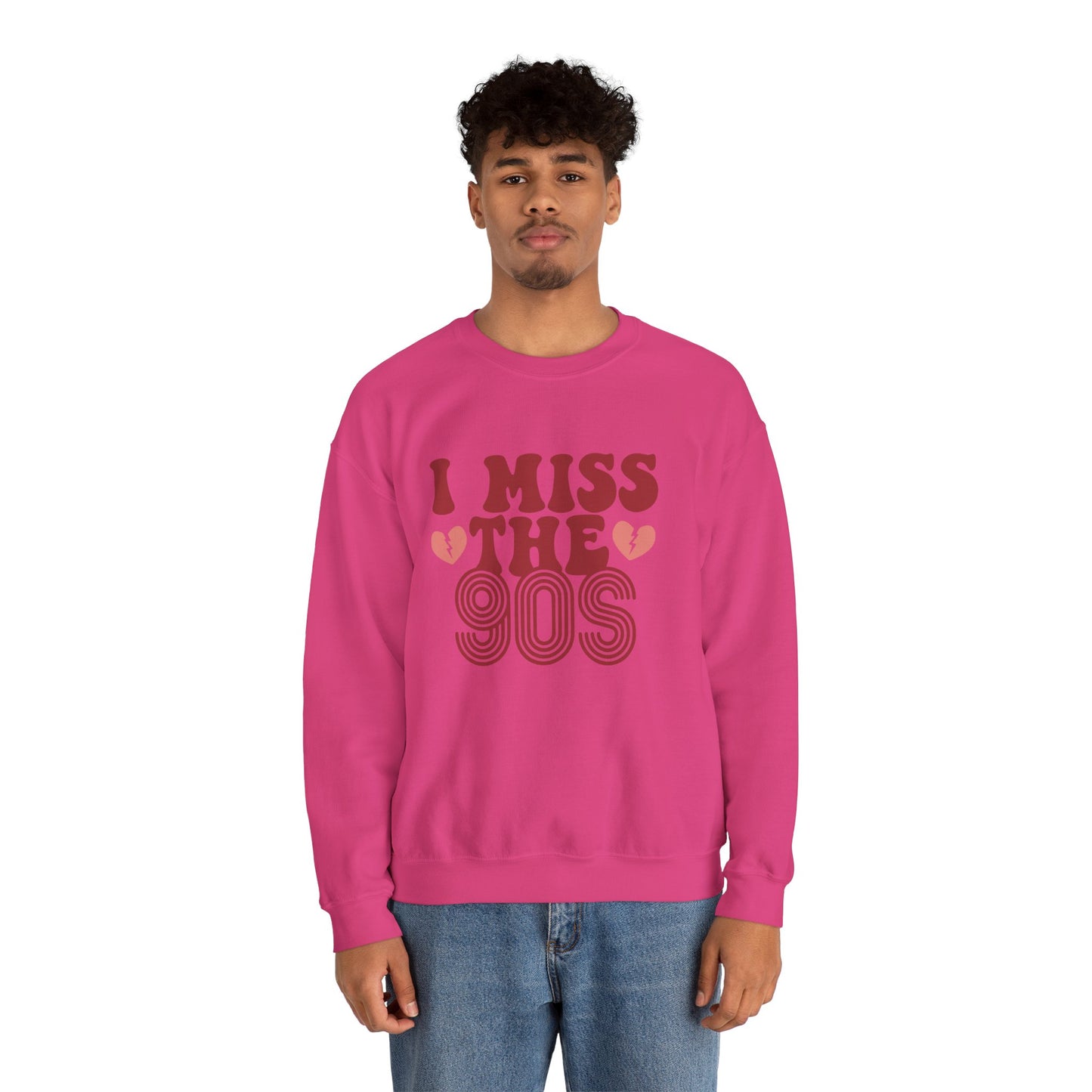 Retro 90s Crewneck Sweatshirt - I Miss the 90s Design