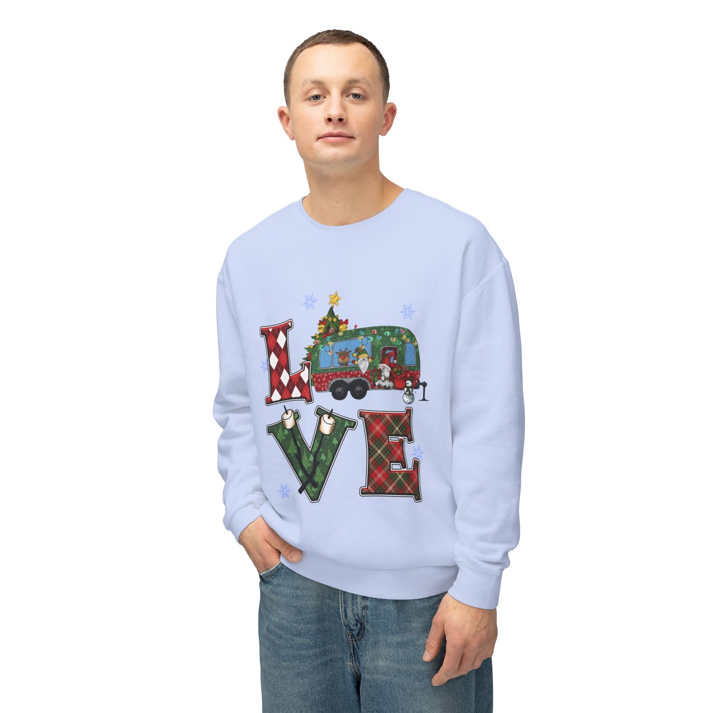 Love Vintage Holiday Crewneck Sweatshirt
