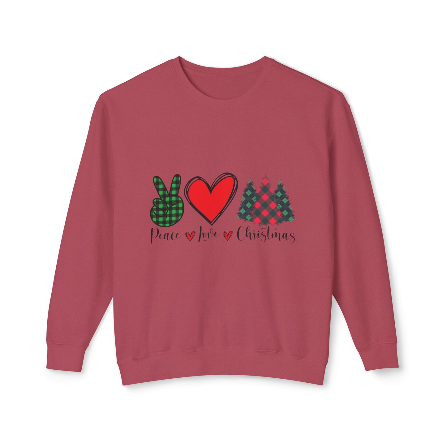 Christmas Peace Love Unisex Sweatshirt