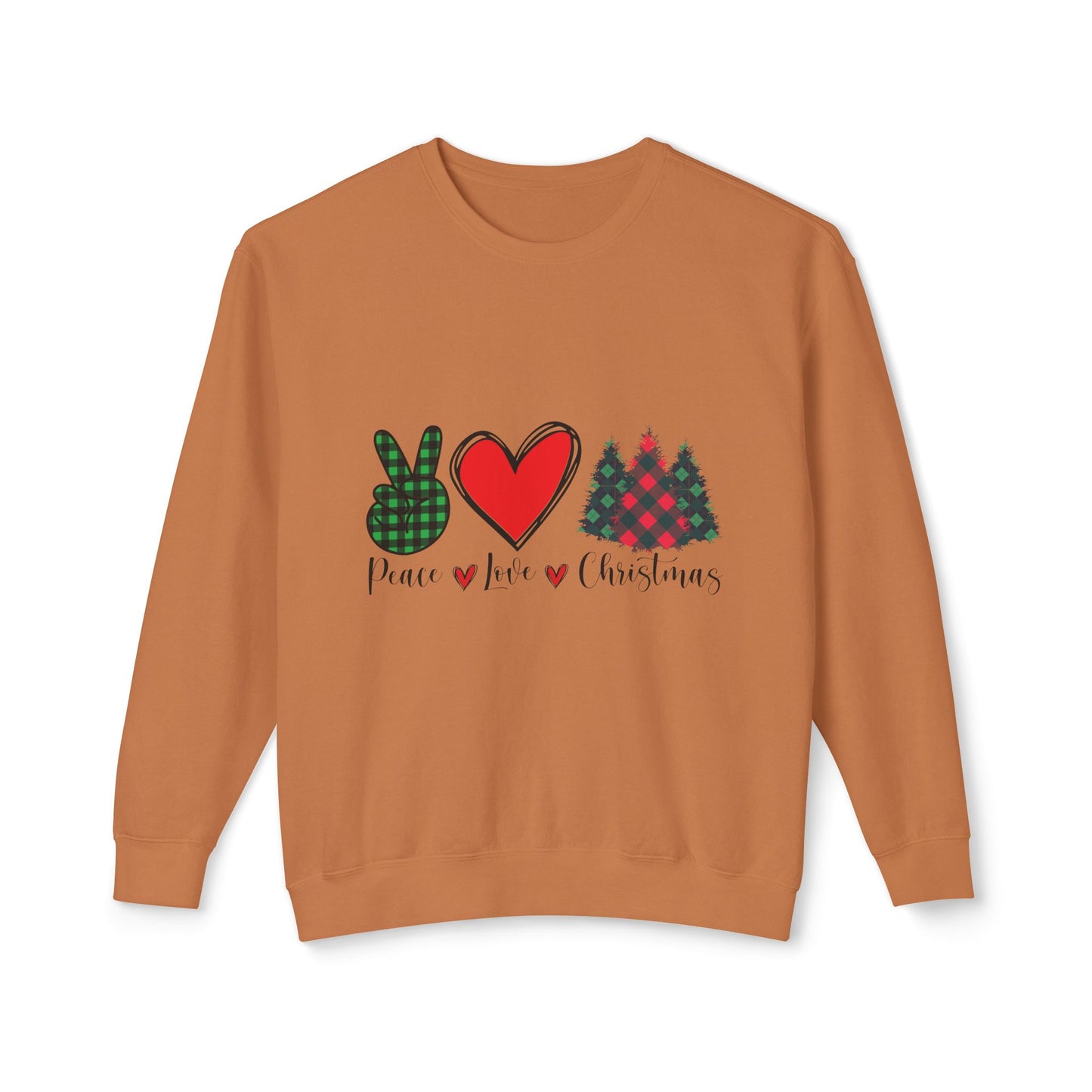 Christmas Peace Love Unisex Sweatshirt