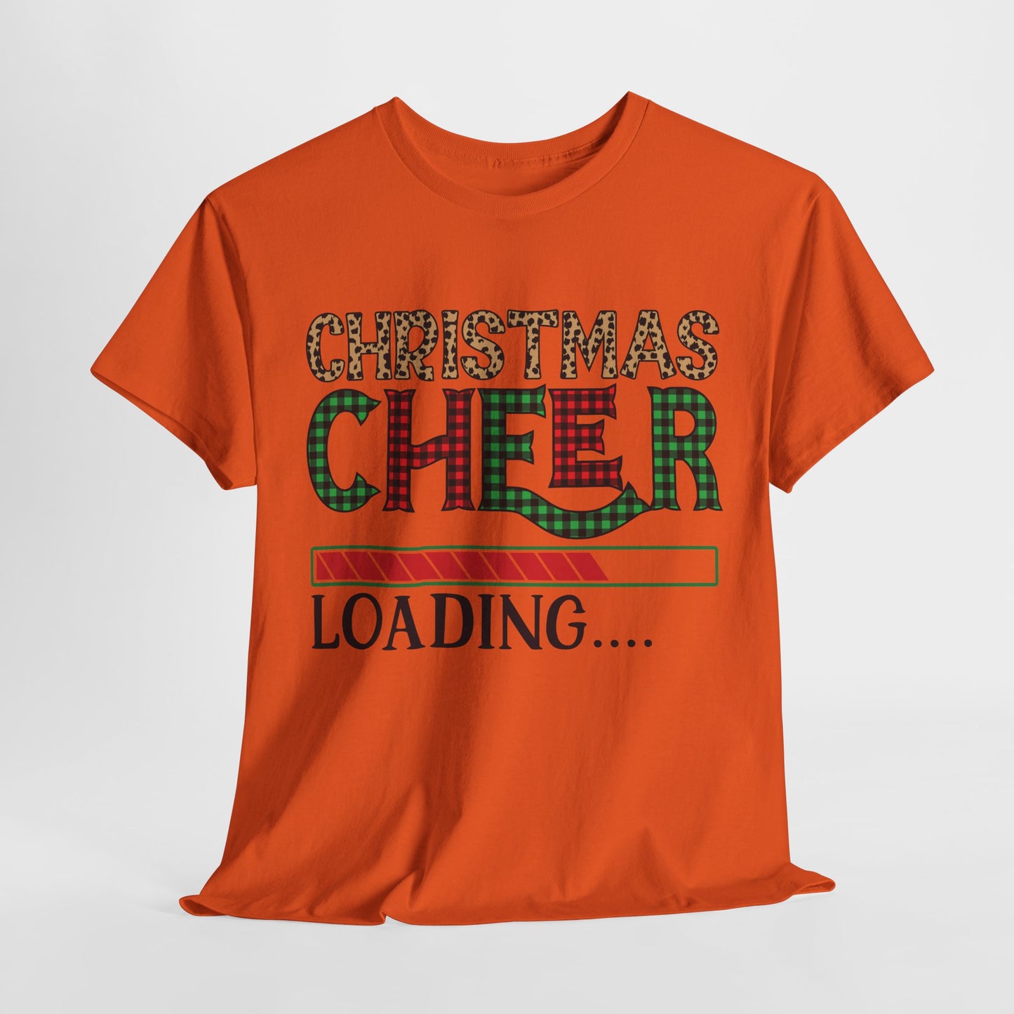 Christmas Cheer Loading Unisex Heavy Cotton Tee