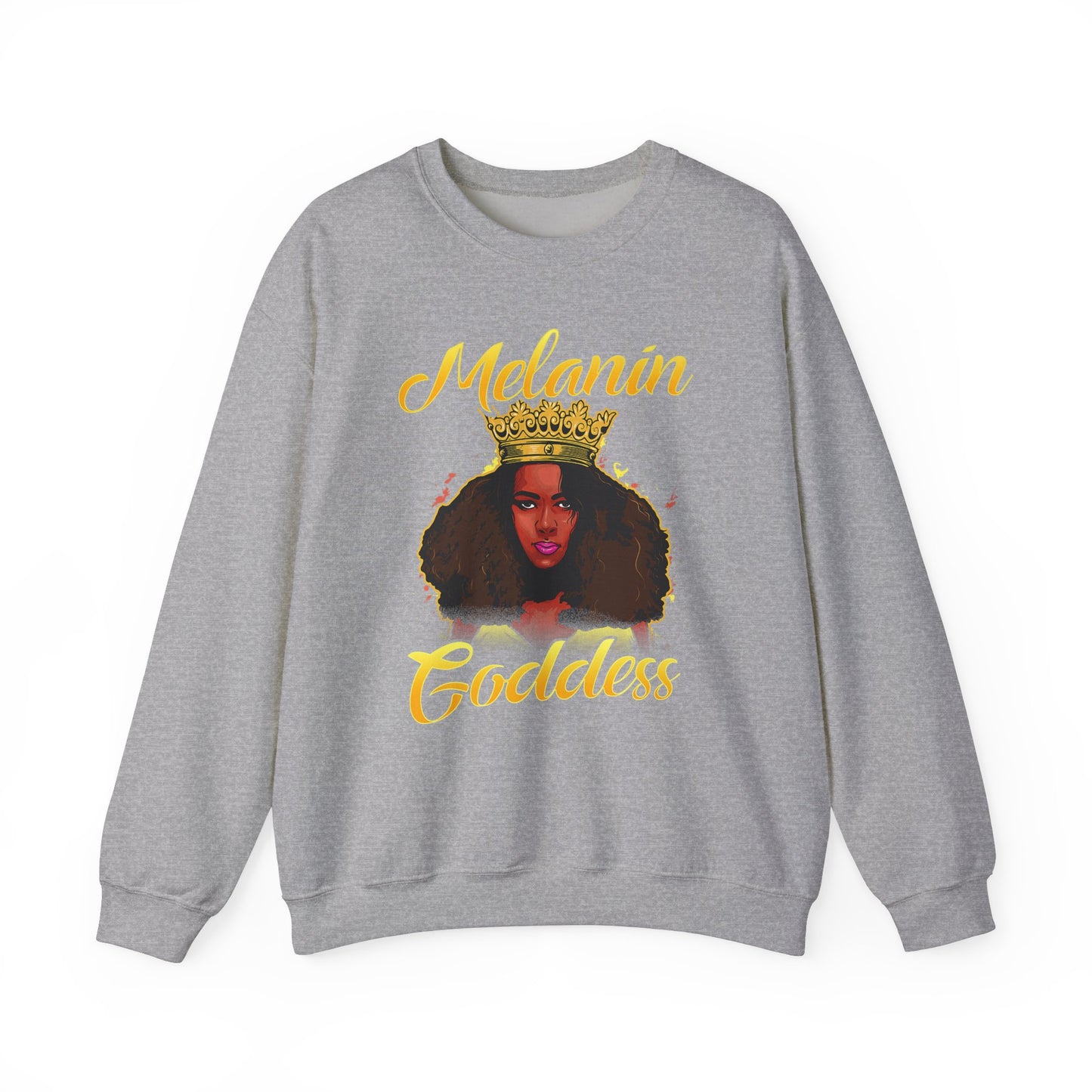 Melanin Queen Heavy Blend Crewneck Sweatshirt