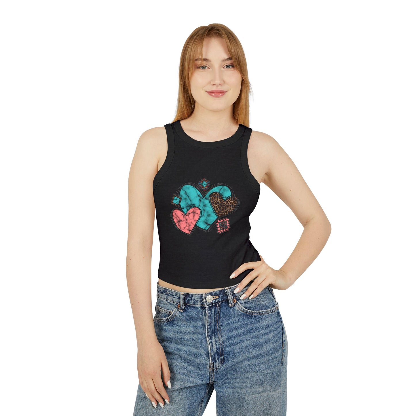 Micro Rib Racer Tank Top