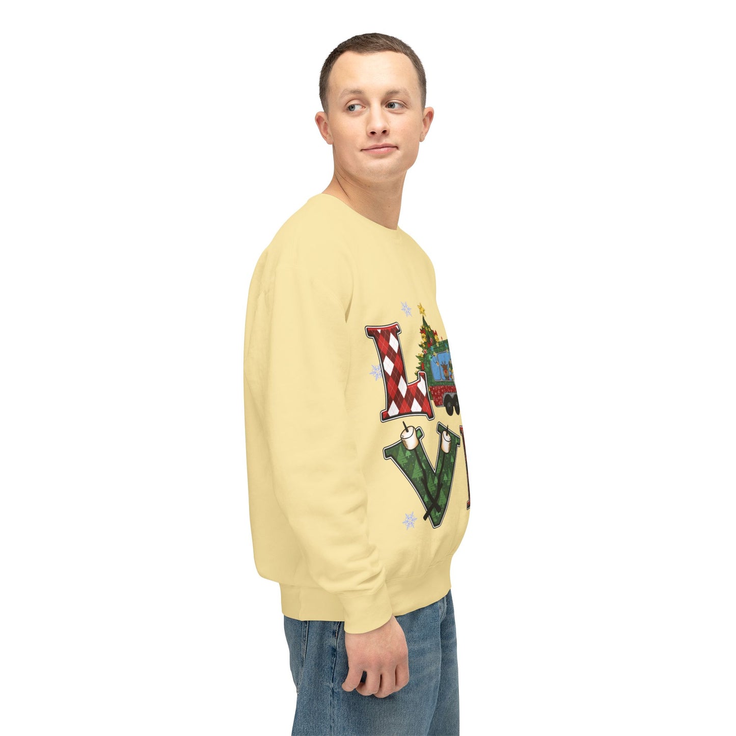 Love Vintage Holiday Crewneck Sweatshirt