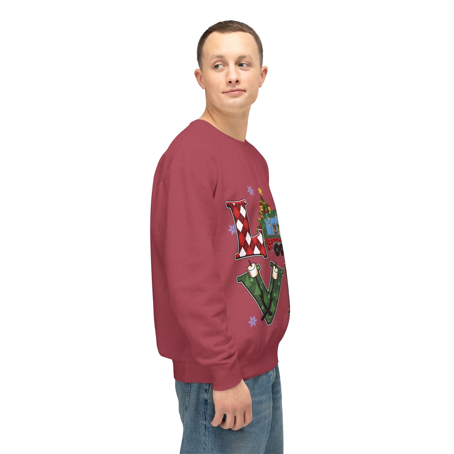 Love Vintage Holiday Crewneck Sweatshirt