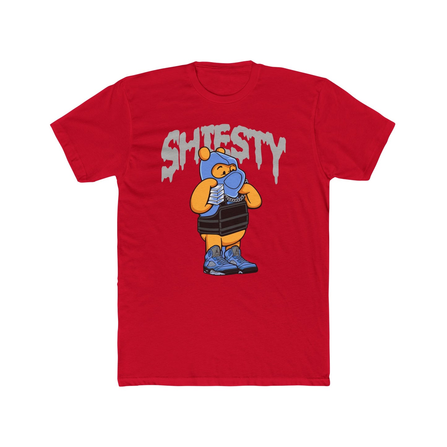 Fun Unisex Cotton Crew Tee with 'Shiesty' Design - Vibrant Graphic Tee for Casual Wear