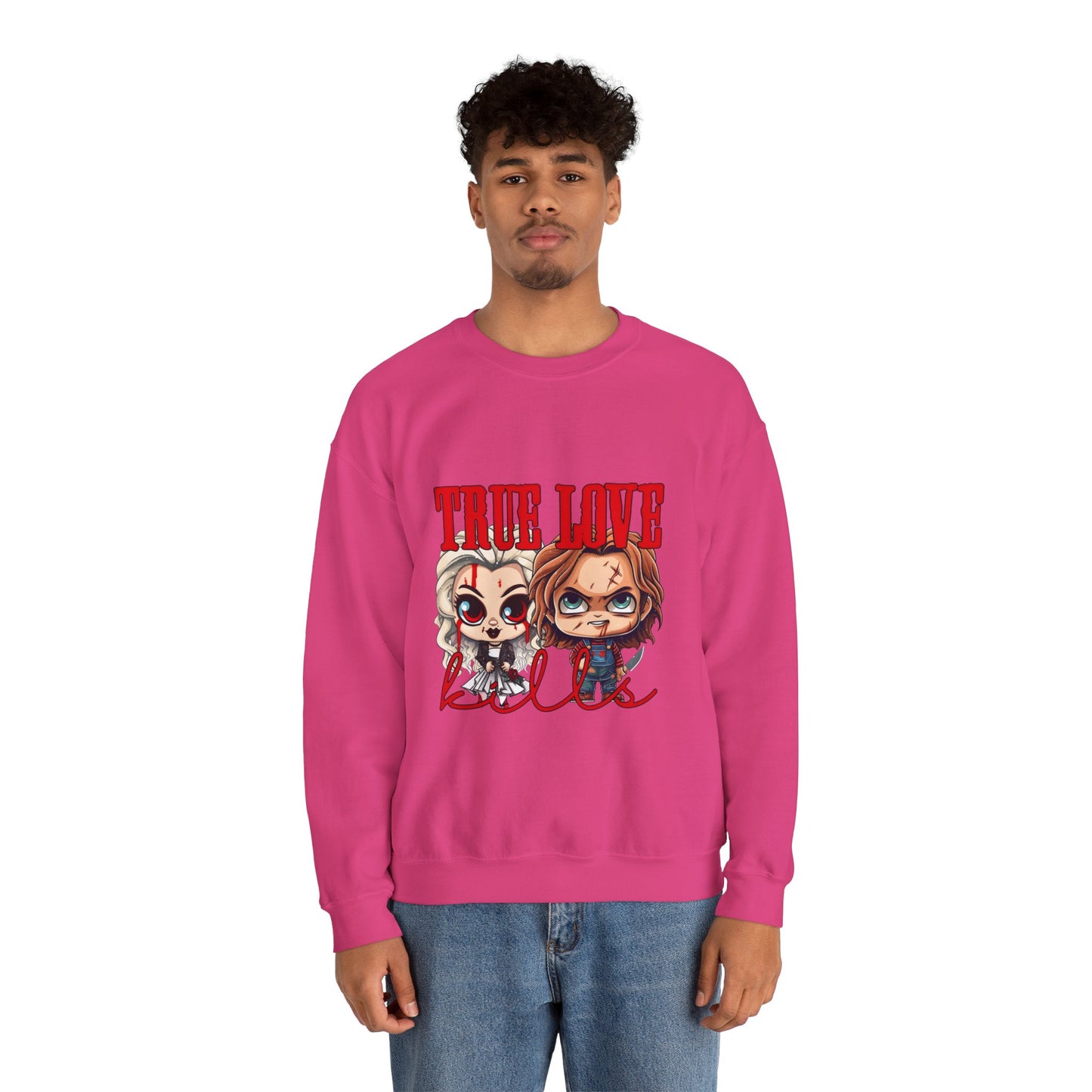 Chucky and bride Halloween Sweatshirt