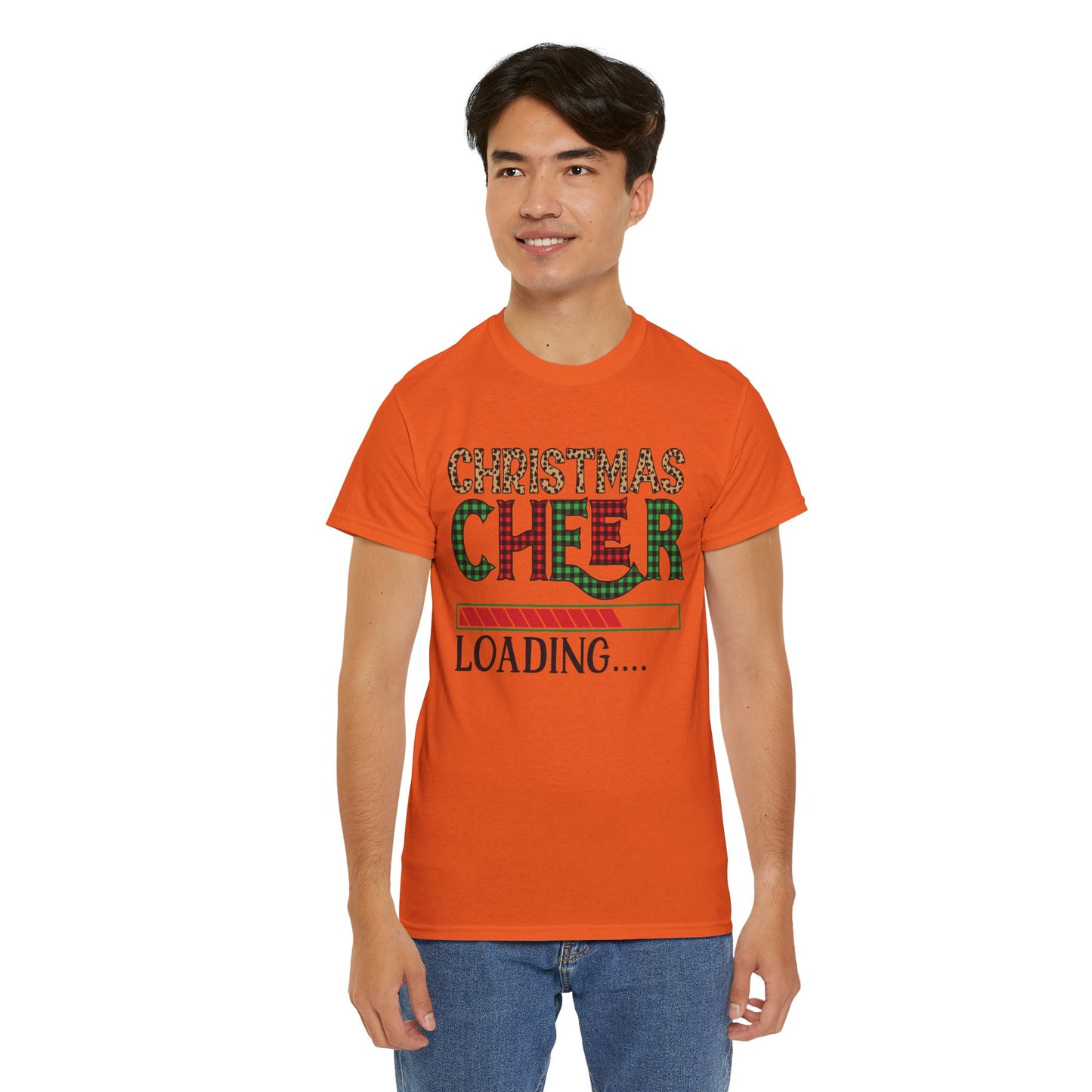 Christmas Cheer Loading Unisex Heavy Cotton Tee