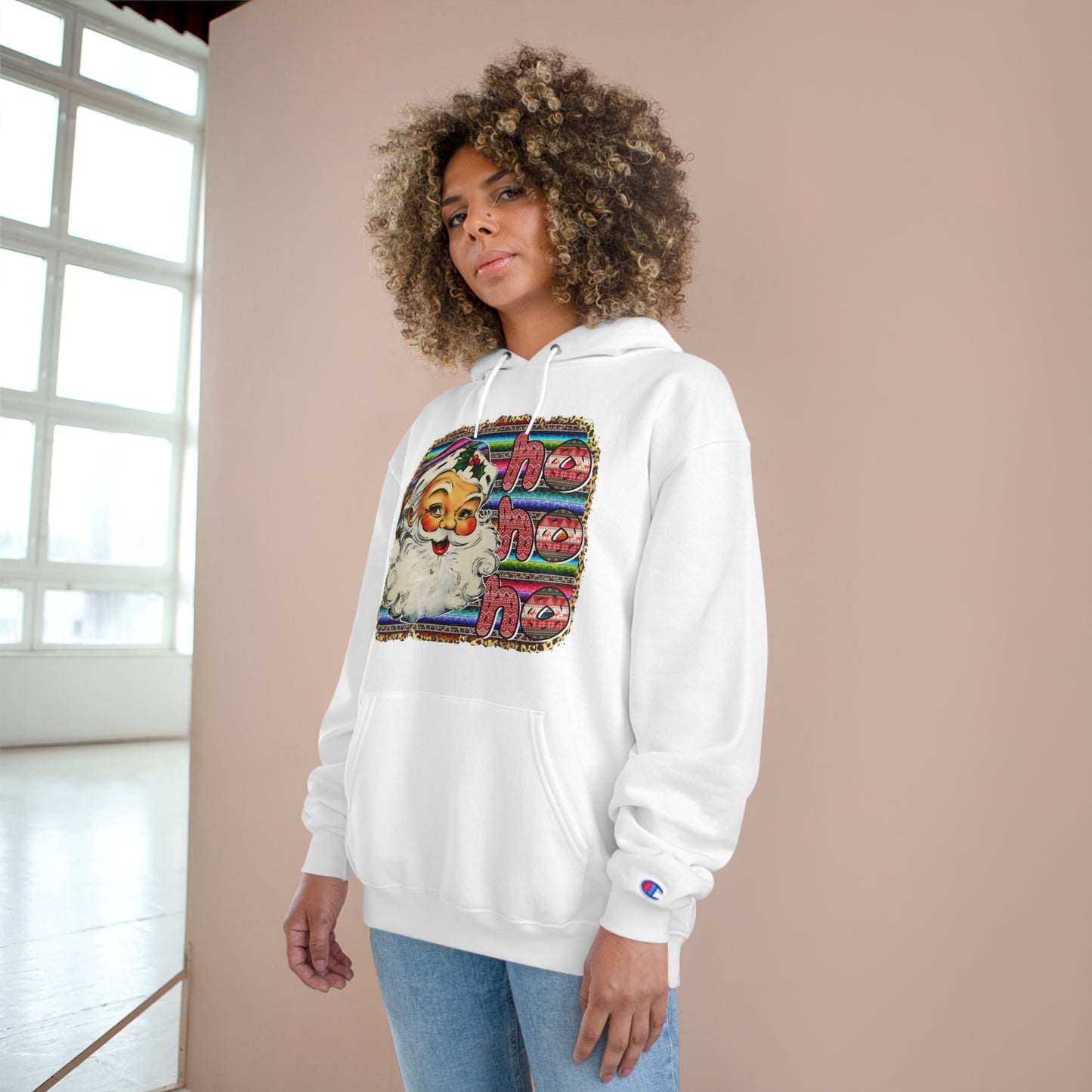 Ho Ho Ho Christmas Champion Hoodie