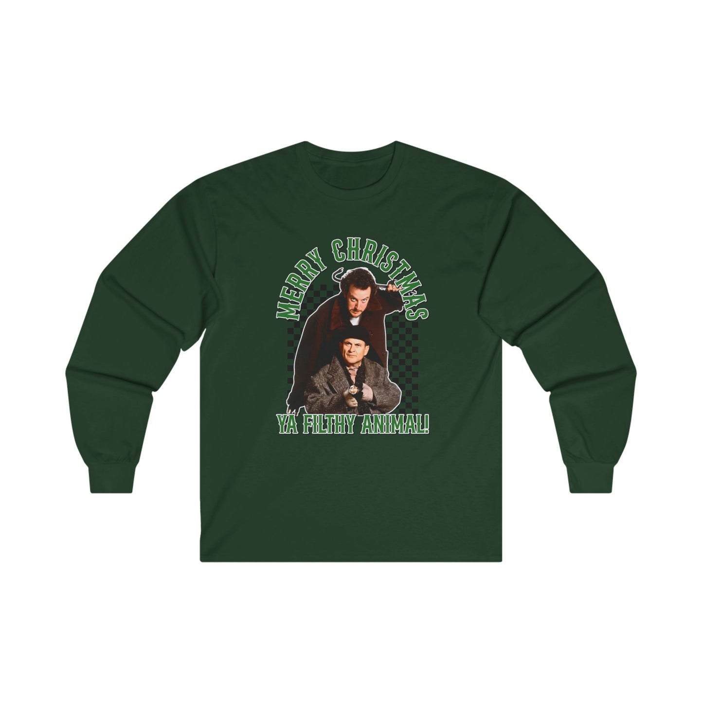 Merry Christmas Long Sleeve Tee - Funny Holiday Apparel for Fans