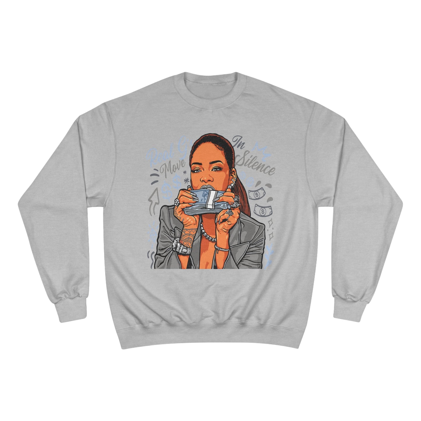 Real G's Move In Silence Champion Sweatshirt