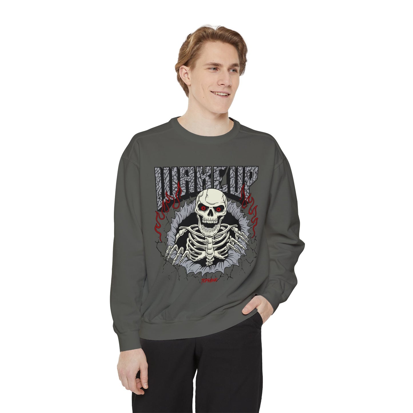 Halloween Garment-Dyed Sweatshirt