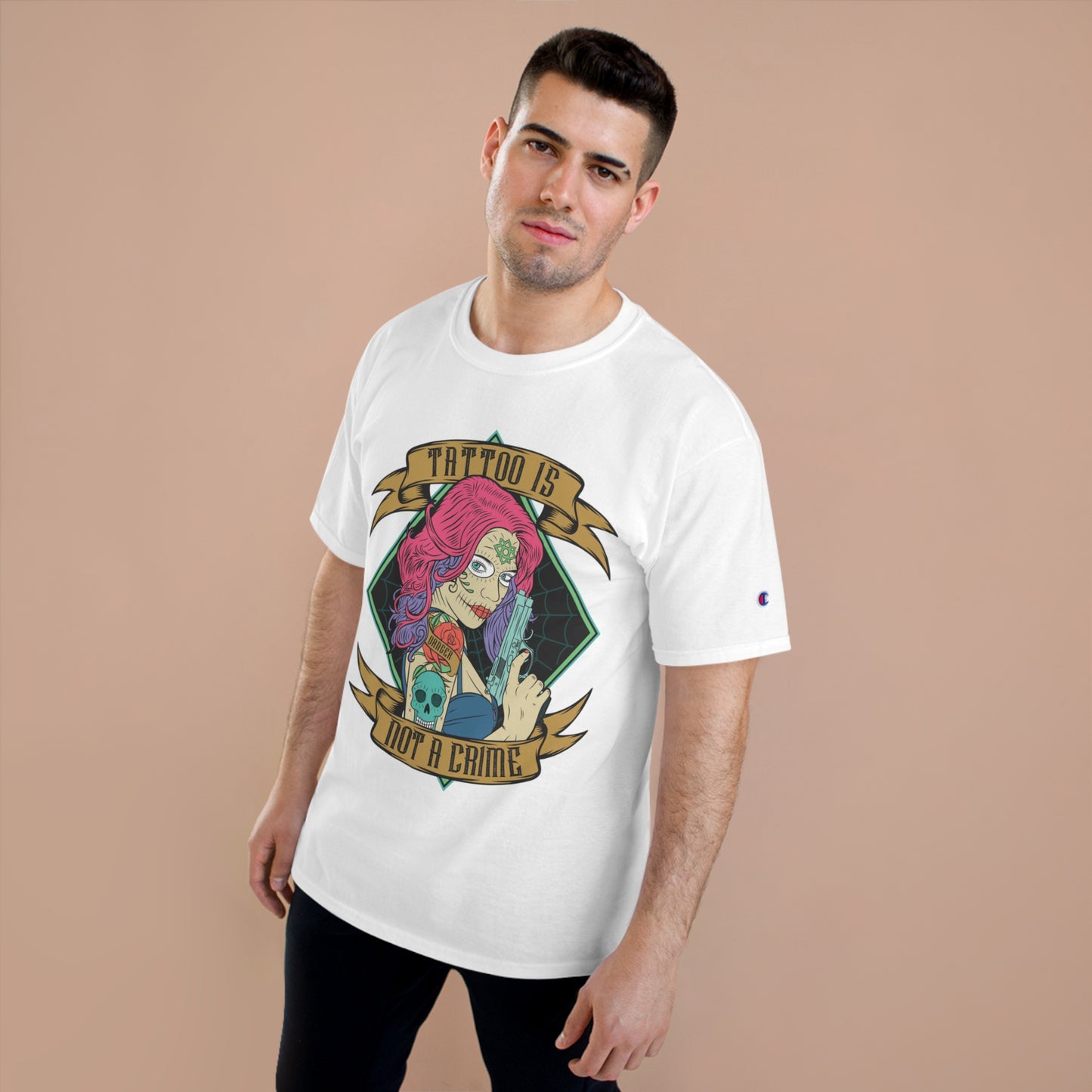 Tattoo Is Not A Crime Champion T-Shirt